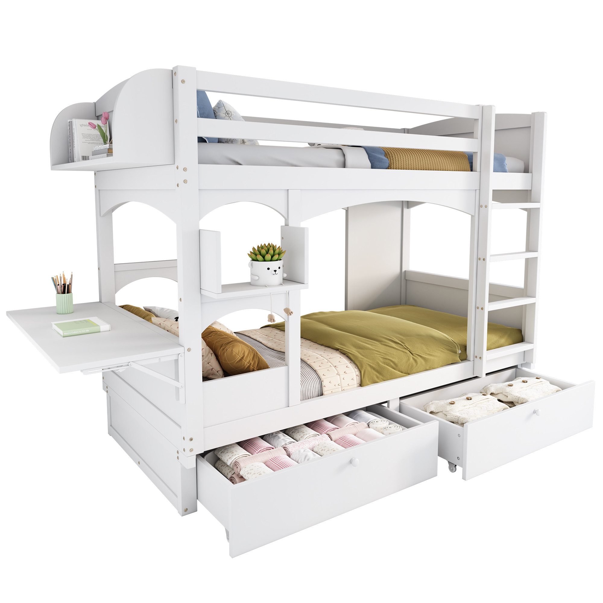SOFTWEARY Etagenbett mit 2 Liegeflächen und günstig online kaufen