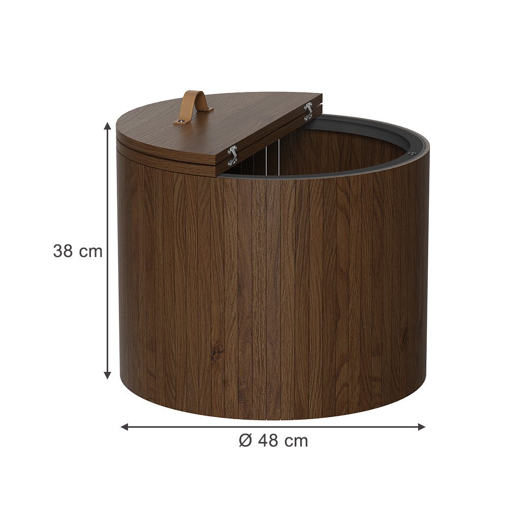 Vicco Couchtisch Tavilo, Walnuss, 48 x günstig online kaufen