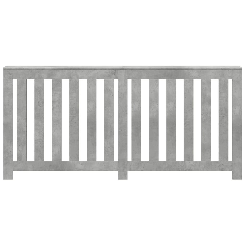 vidaXL Heizungsverkleidung 175 x 20 x 82 cm Heizkörperverkleidung Betongrau 175x20x82 cm Spanplat
