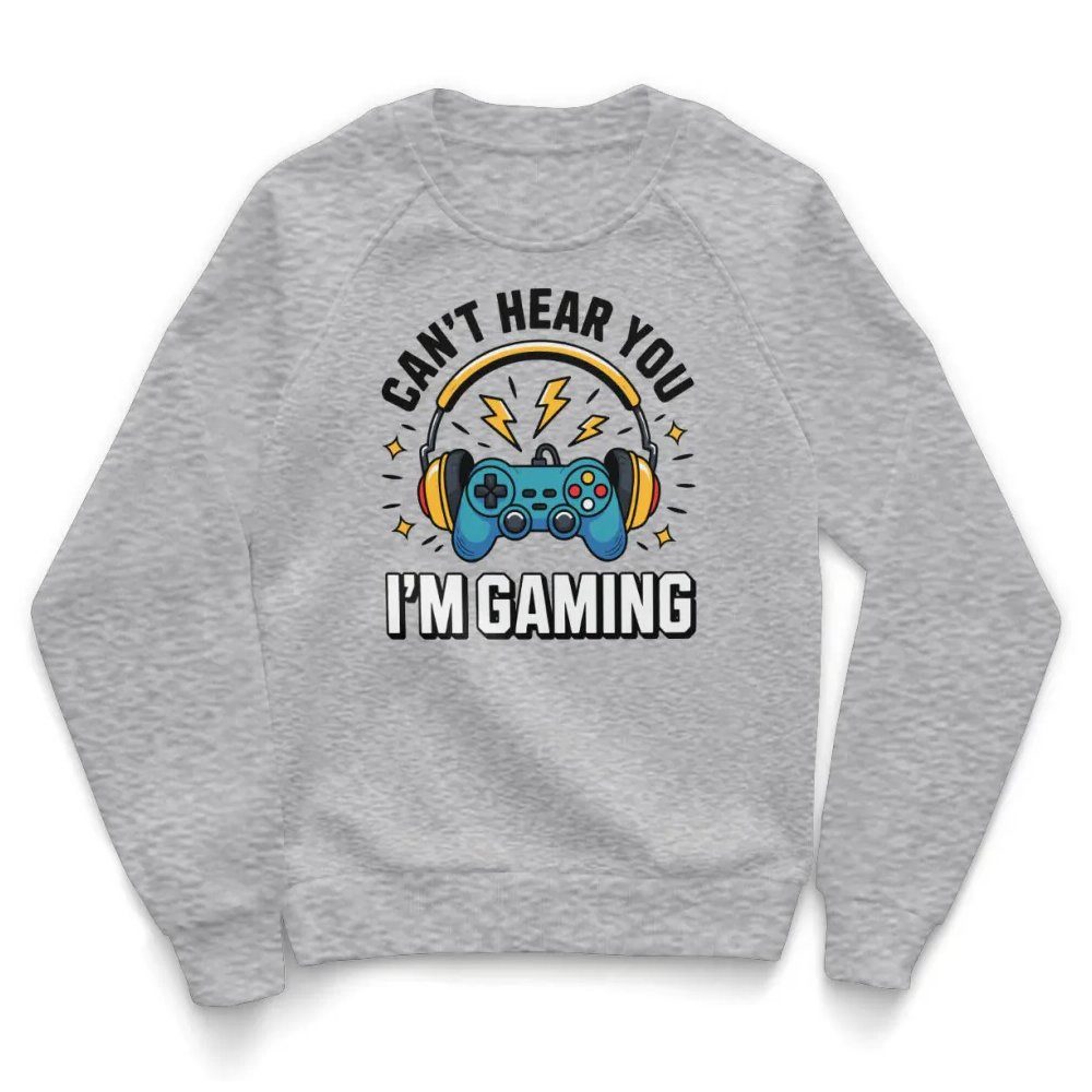 Hybris Sweatshirt I Can'T Hear You - I'M Gaming Kids Sweatshirt