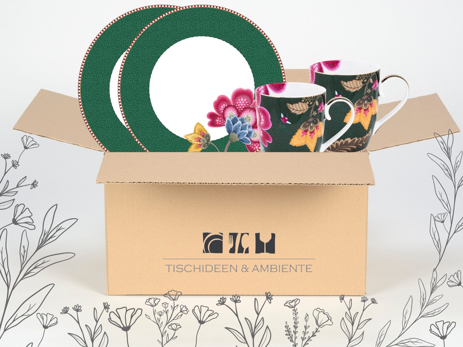 PiP Studio Geschenkbox Fantasy Green Geschenkbox 4tlg