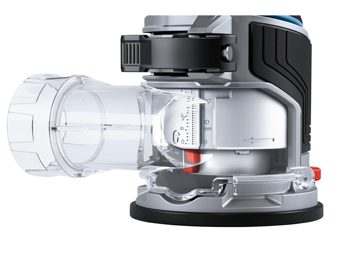 Bosch Professional Oberfräse GKF 18 V-8, 18 in V, (Set, 4-tlg)
