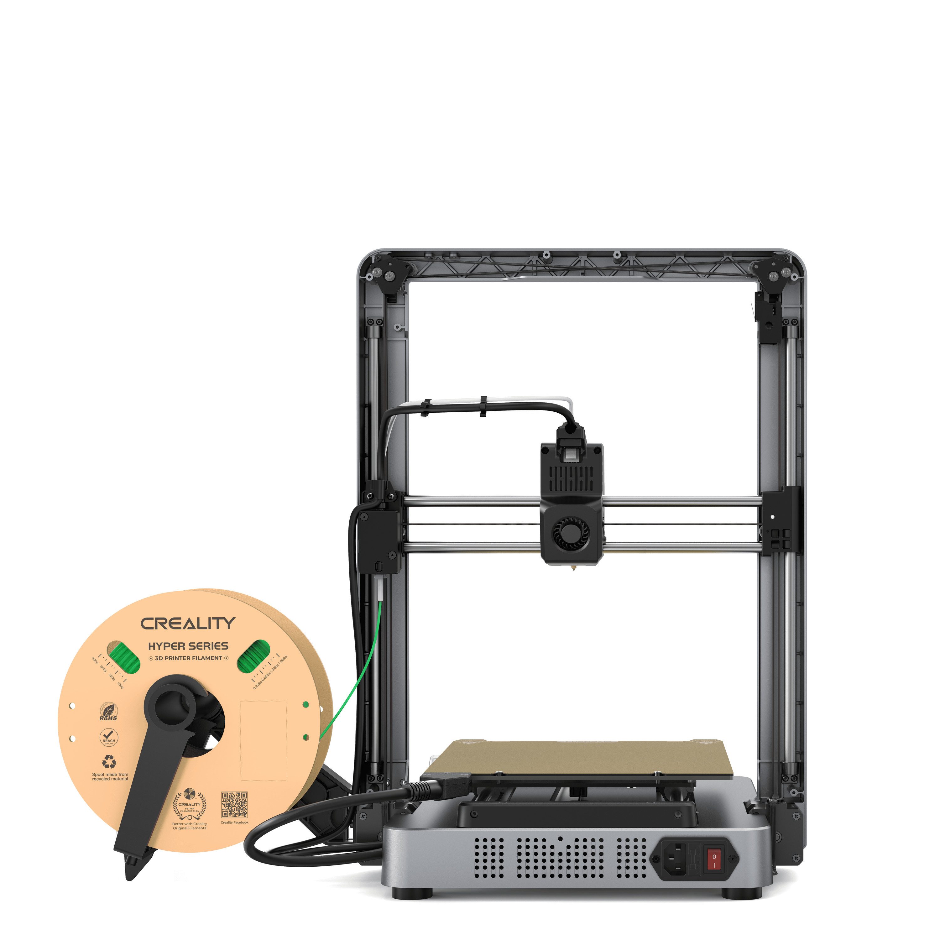 Creality 3D-Drucker Creality 3D Ender-3 V3, CoreXZ, Quick-Düse, Auto-Kalibrierung, PEI-Bauplatte, Metallrahmen