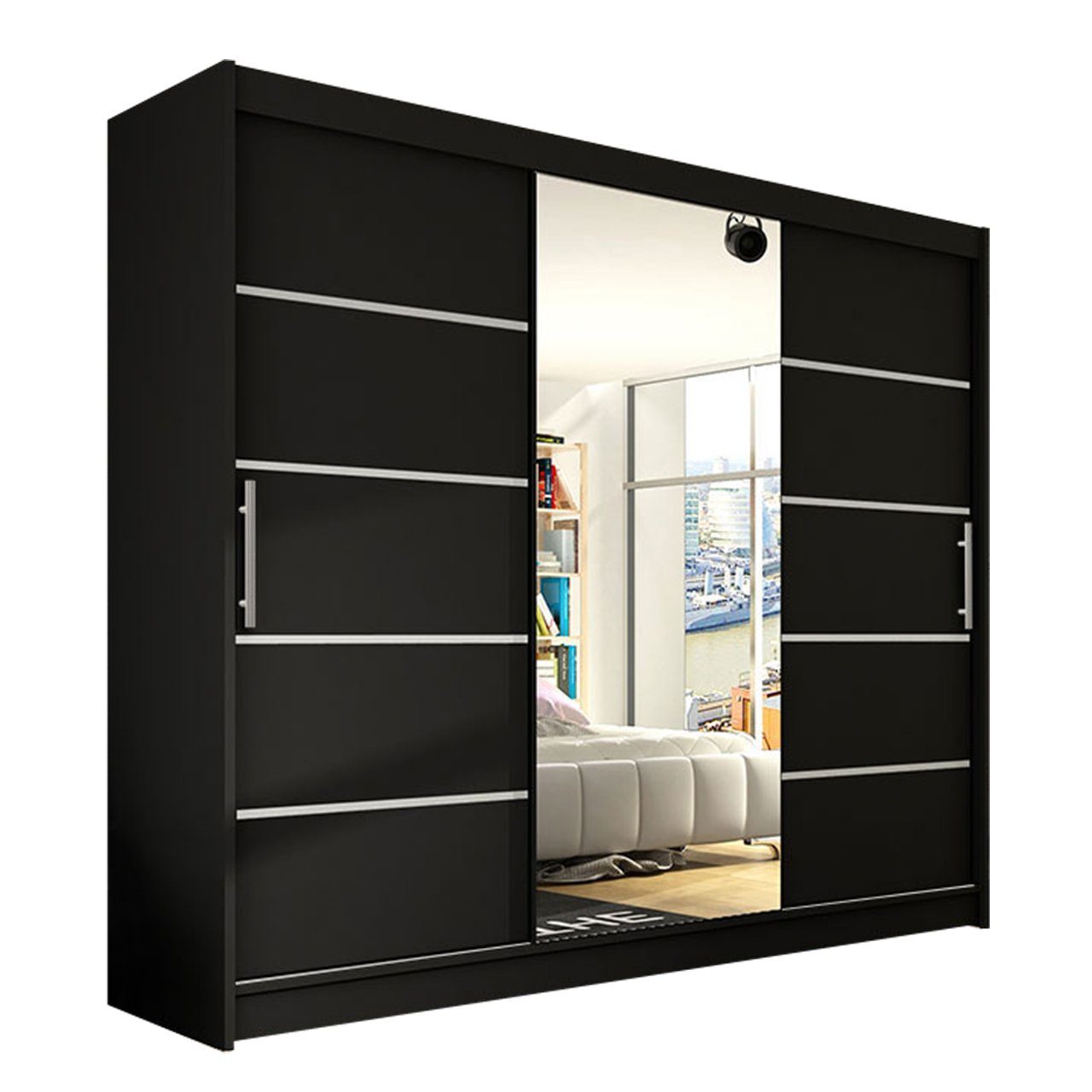 MIRJAN24 Kleiderschrank Aston VI (mit Schiebetüren günstig online kaufen
