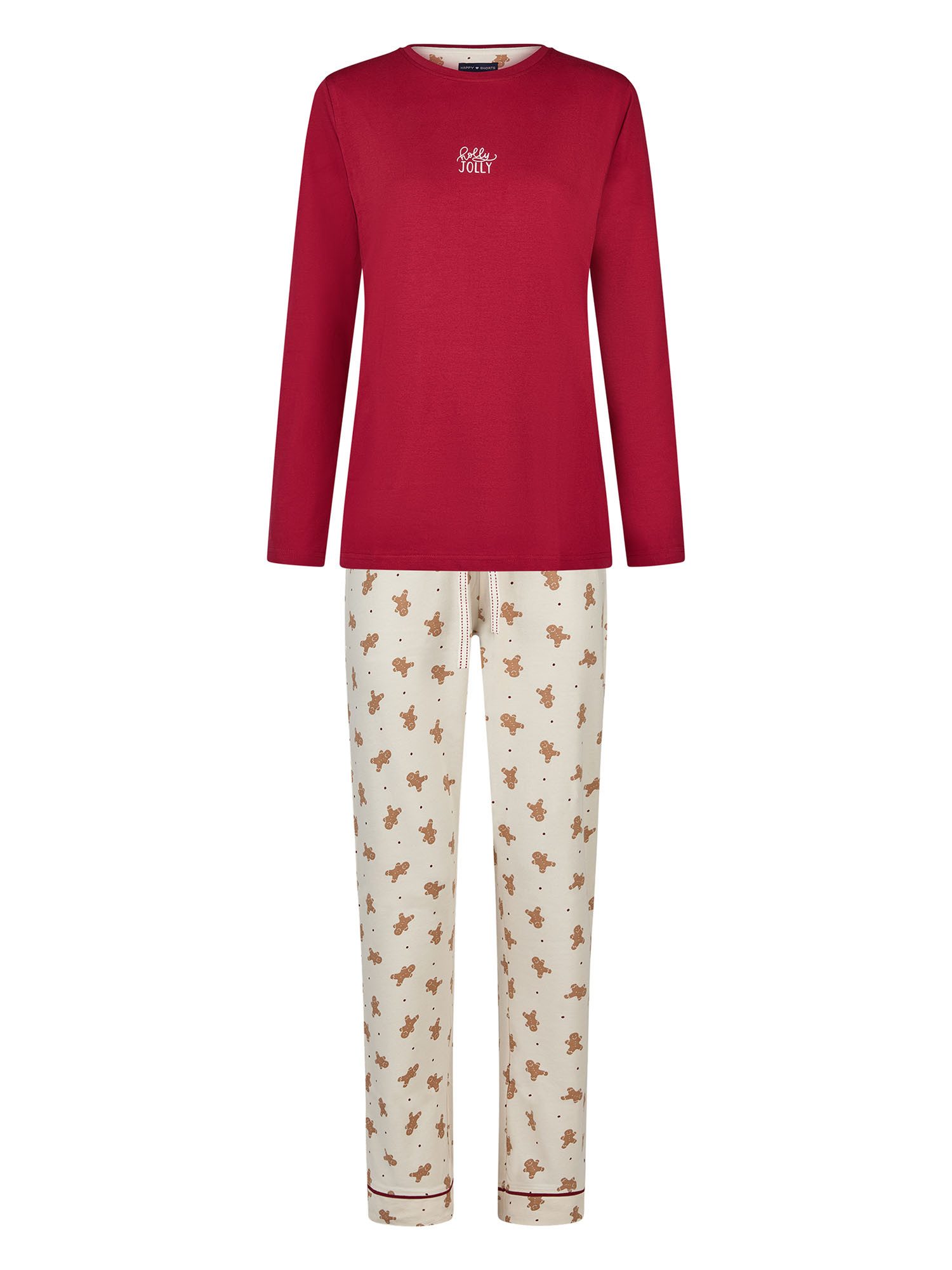 HAPPY SHORTS Pyjama Christmas (2 tlg) Schlafanzug, Pyjama Set, Nachtwäsche