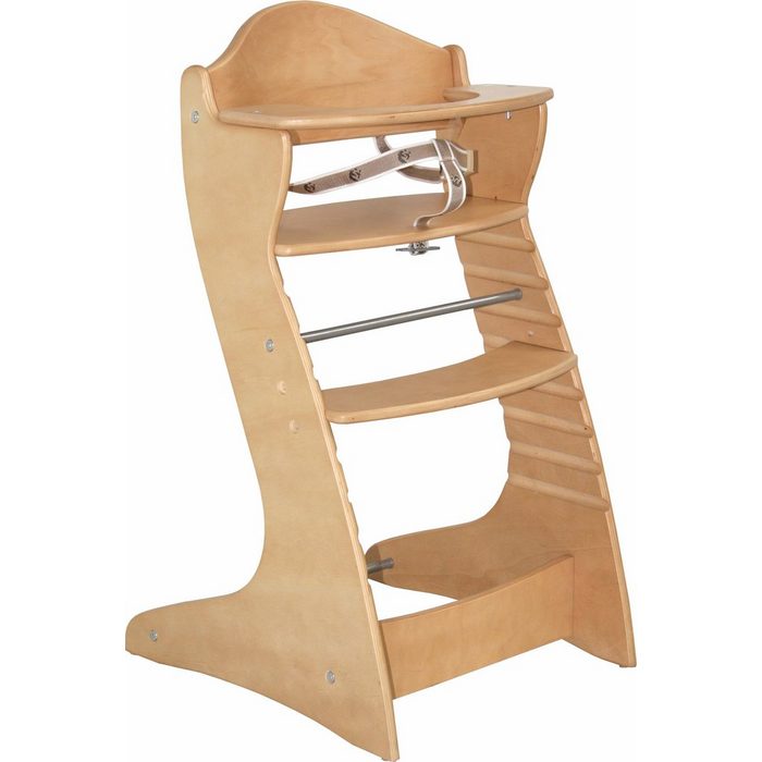 roba® Hochstuhl Treppenhochstuhl Chair up natur aus Holz