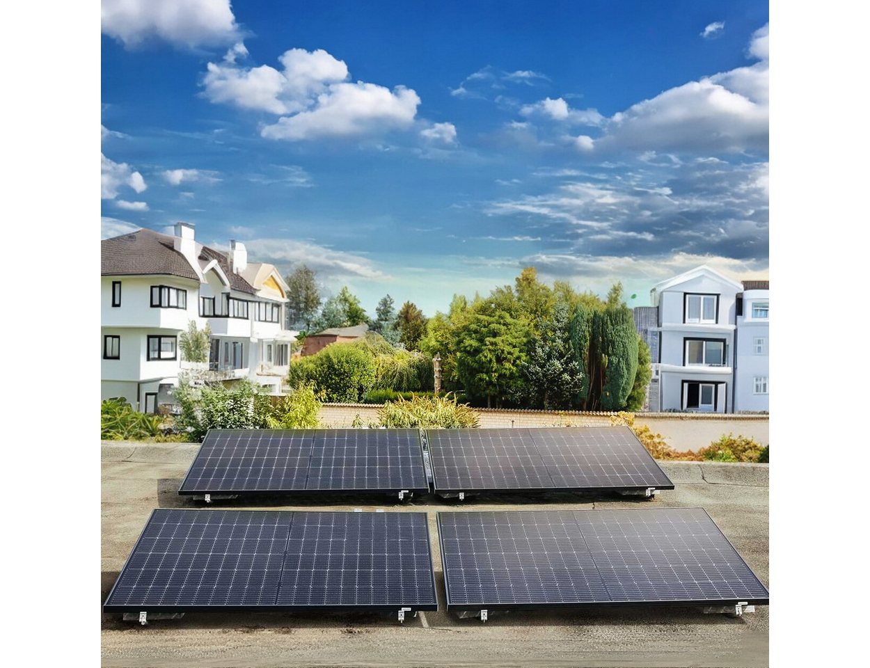 Thumbnail - MyVoltaics Balkonkraftwerk MyCarport 1760+ Watt Solaranlage – Premium transparent Variante, 1760 W, bifaziale Module (bi...
