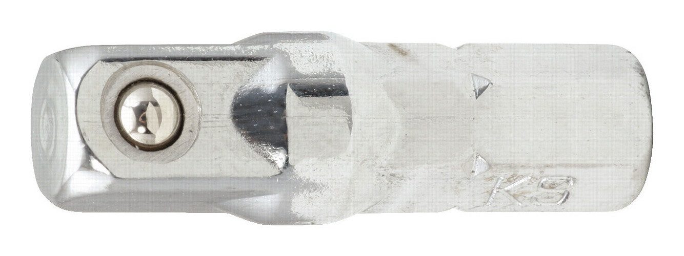 KS Tools Ratschenringschlüssel, Vierkant-Adapter, für Bitratschenschlüssel 10 mm