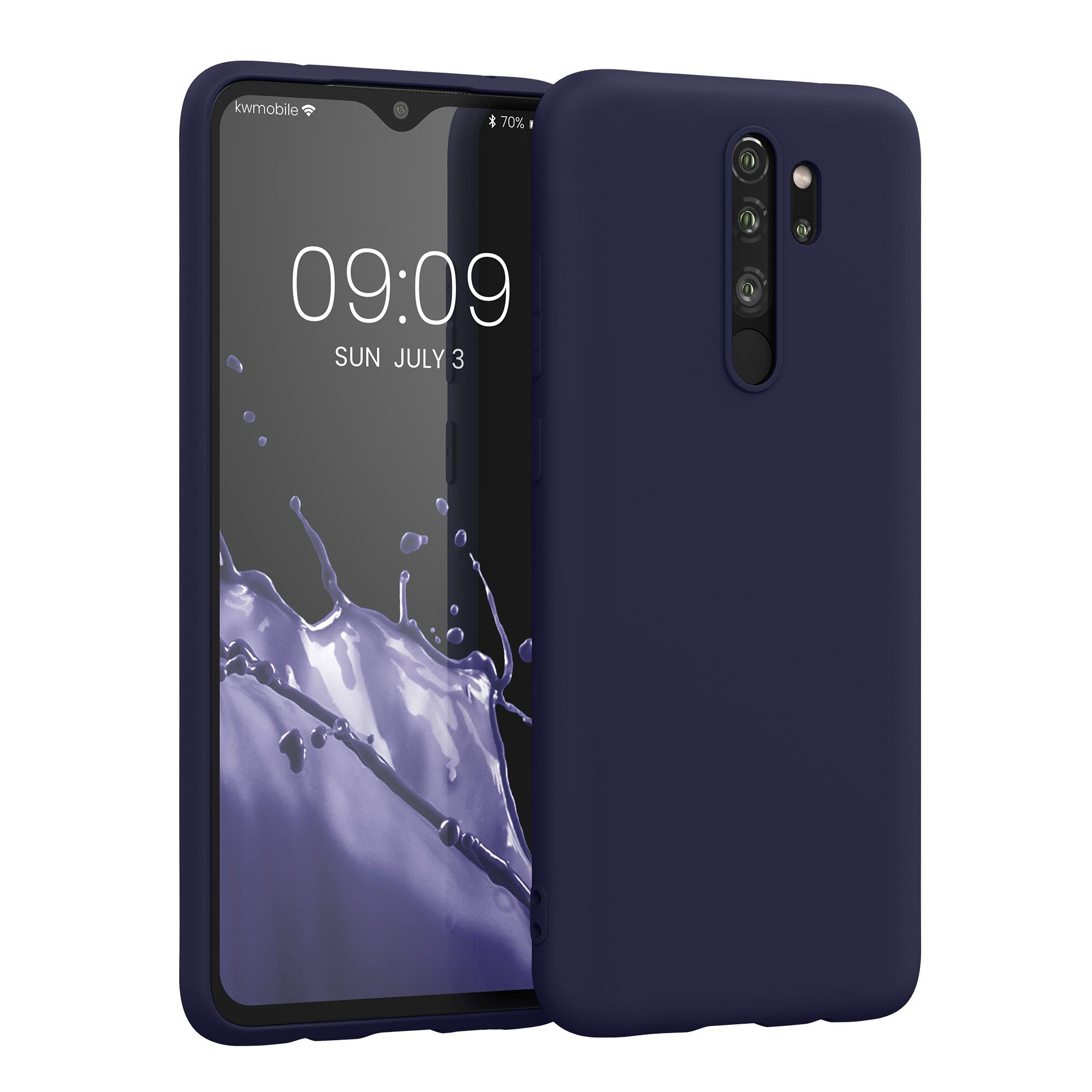 kwmobile Handyhülle Hülle für Xiaomi Redmi Note 8 Pro, Hülle Silikon - Soft Handyhülle - Handy Case Cover