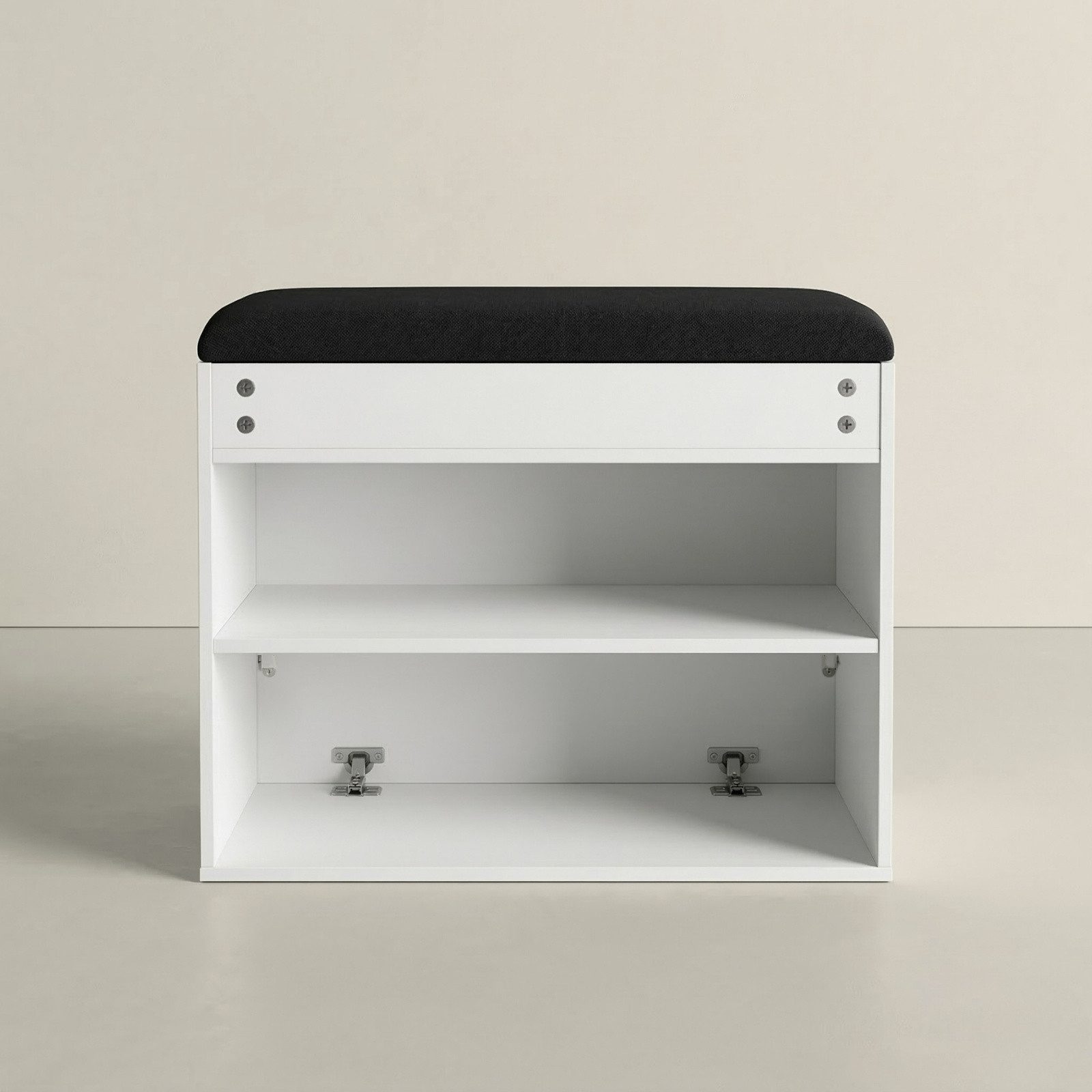 BOXIMO Schuhschrank Schuhschrank mit Sitzfläche und Stauraum VIRA, 60 x 50 x 35 cm (Schuhschrank GRADIA mit Sitzbank) – Bild 4 von 5