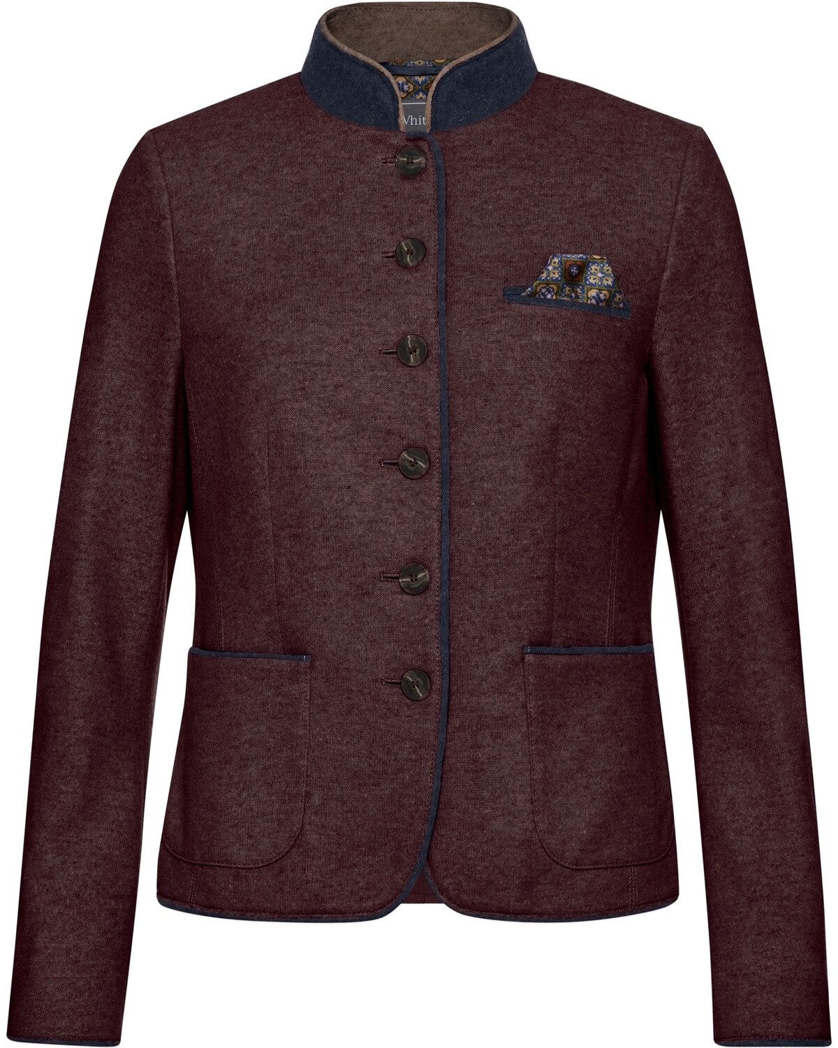 White Label Trachtenjacke Stehkragen-Janker