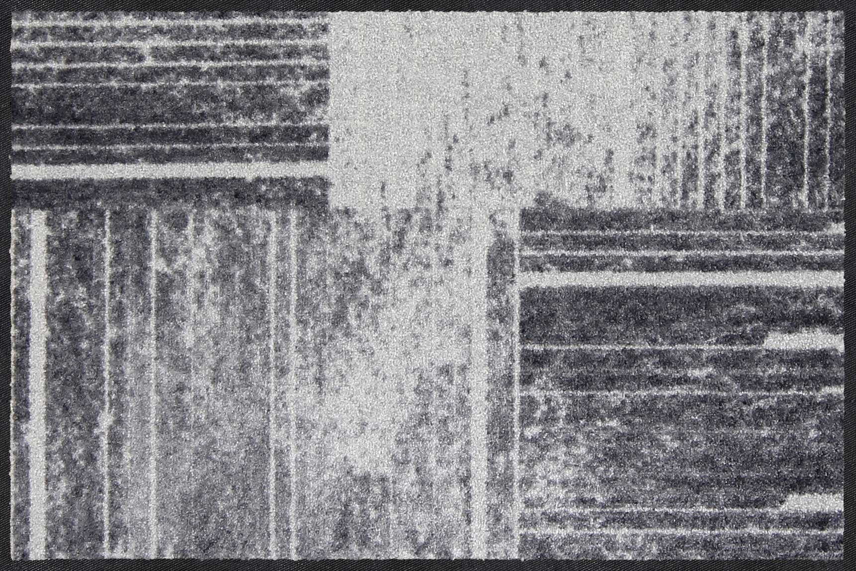 Fußmatte Salonloewe Fußmatte Marvin grau 050x075 cm, Salonloewe, Rechteckig, Höhe: 7 mm