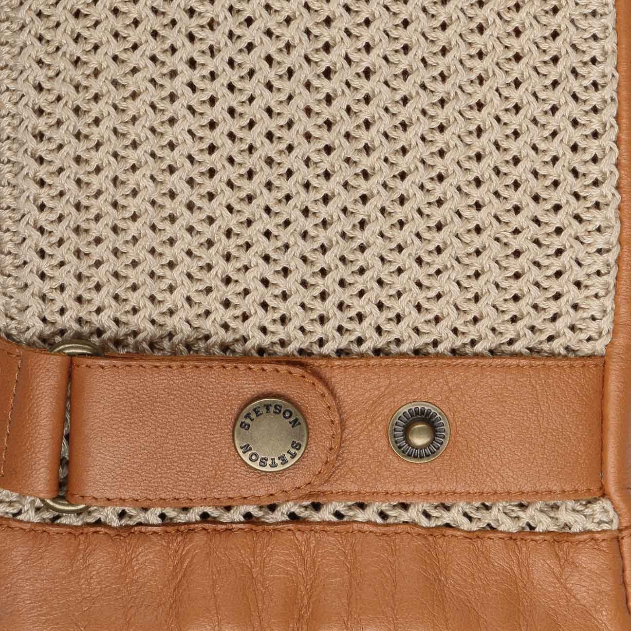 Stetson Strickhandschuhe (1-St) Lederhandschuhe