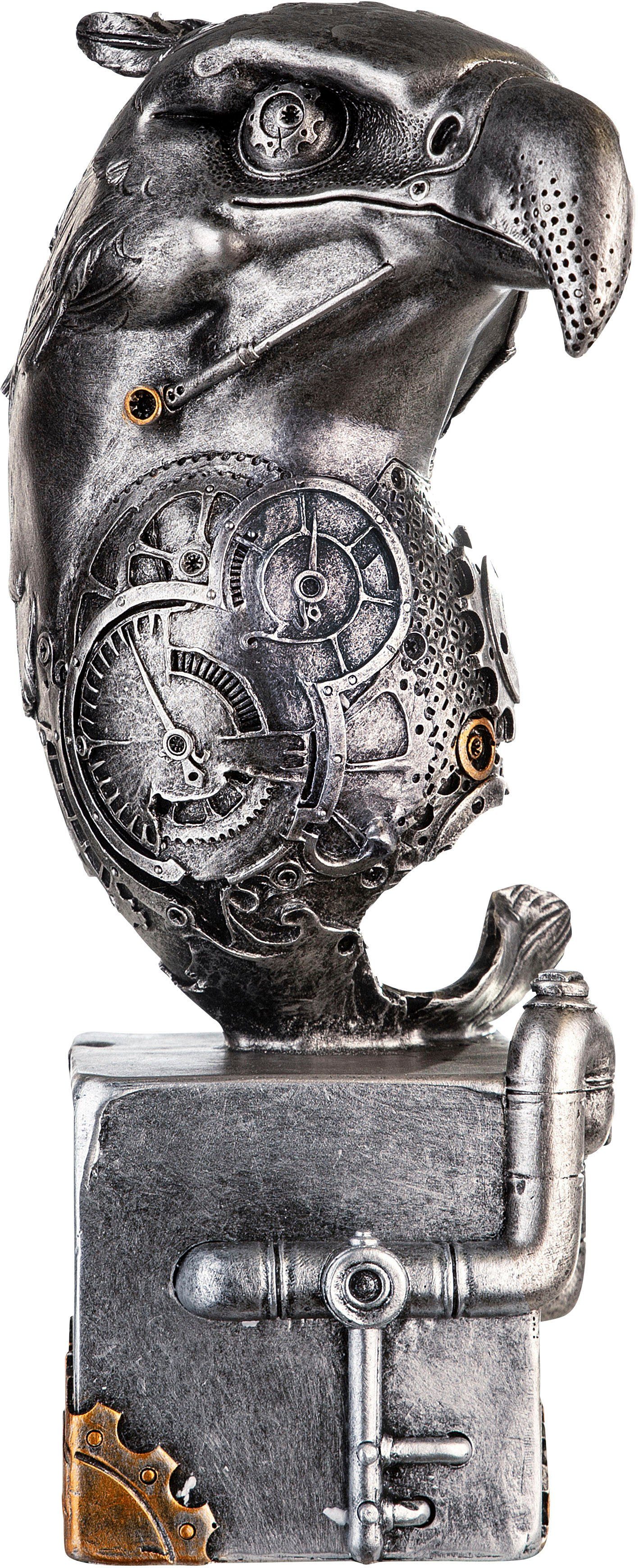 Casablanca by Gilde Tierfigur Skulptur Steampunk Eagle (1 St), mit kupferfarbenen Elementen