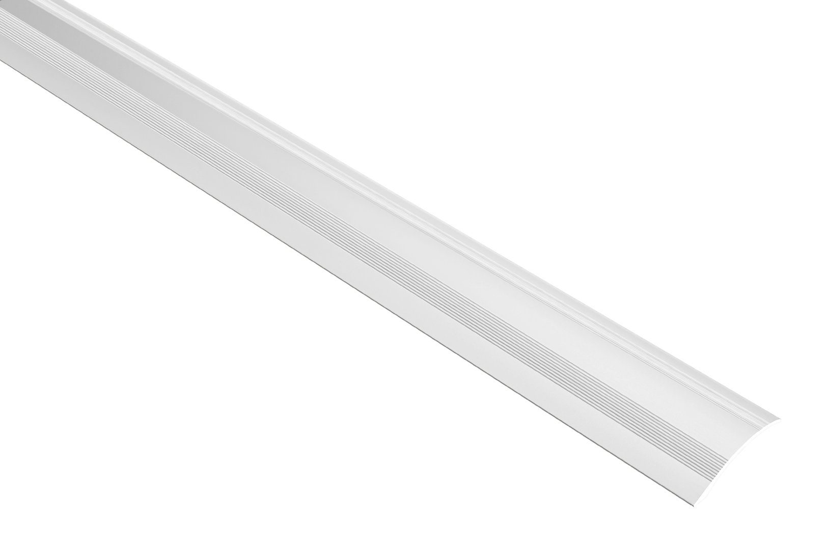 Effector Übergangsprofil (Anpassungsprofile aus eloxiertem Aluminium, Bodenleiste (2 Meter Silber) Winkelleiste Fugenschiene Bodenschienen Deko)