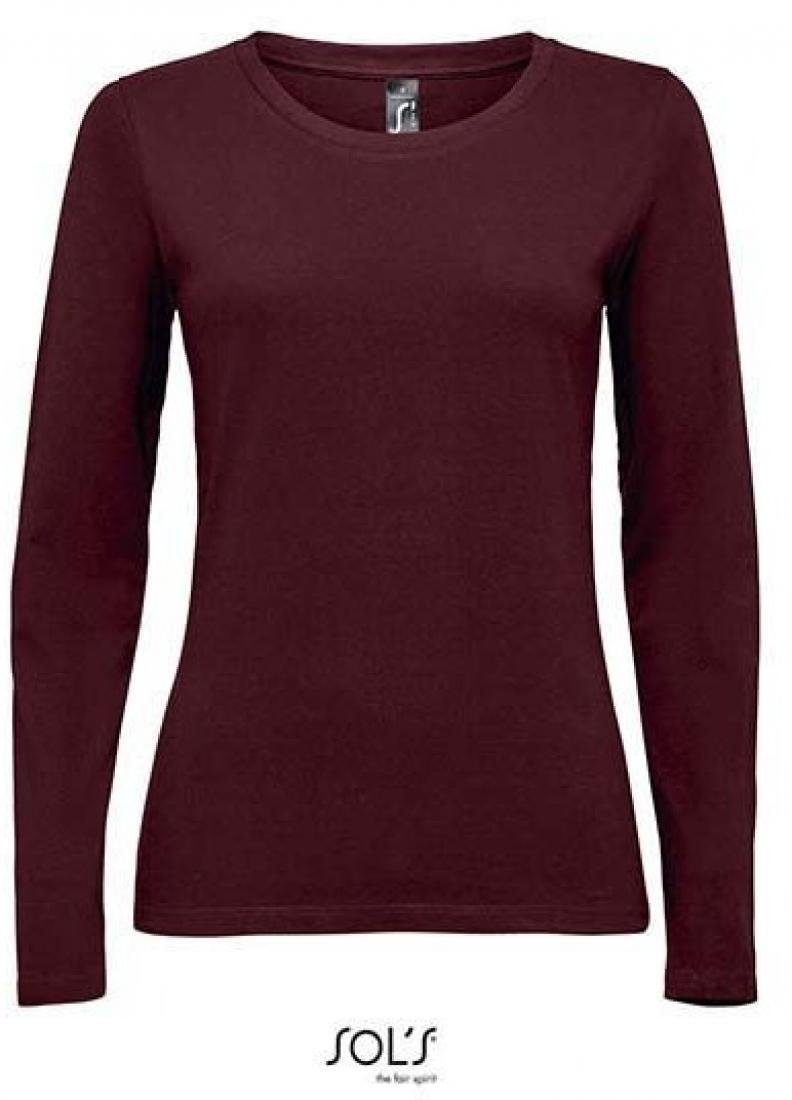 Langarmshirt Womens Long Sleeves-T Majestic Damen T-Shirt