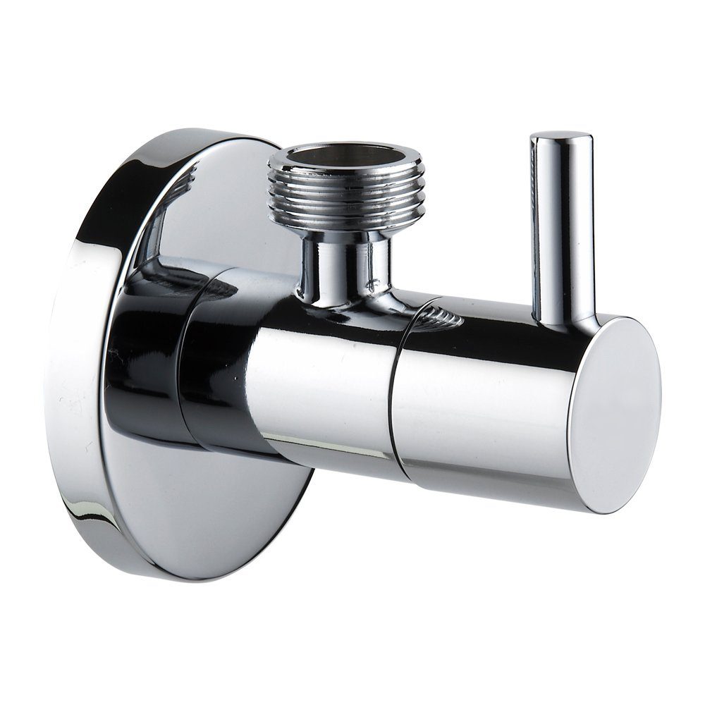 Aloni Regulierventil 13003-38, (1-tlg), Eckregulierventil rund Eckventil Absperrventil Armatur 1/2"x3/8"