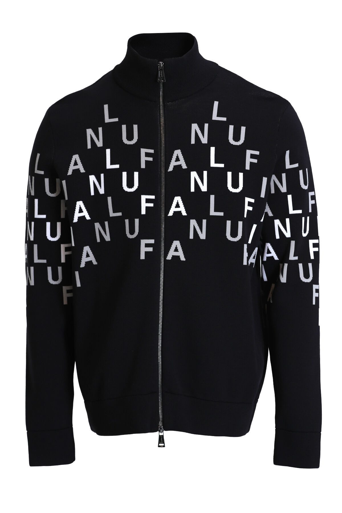 Lufian Strickjacke Writer mit Buchstaben-Print günstig online kaufen