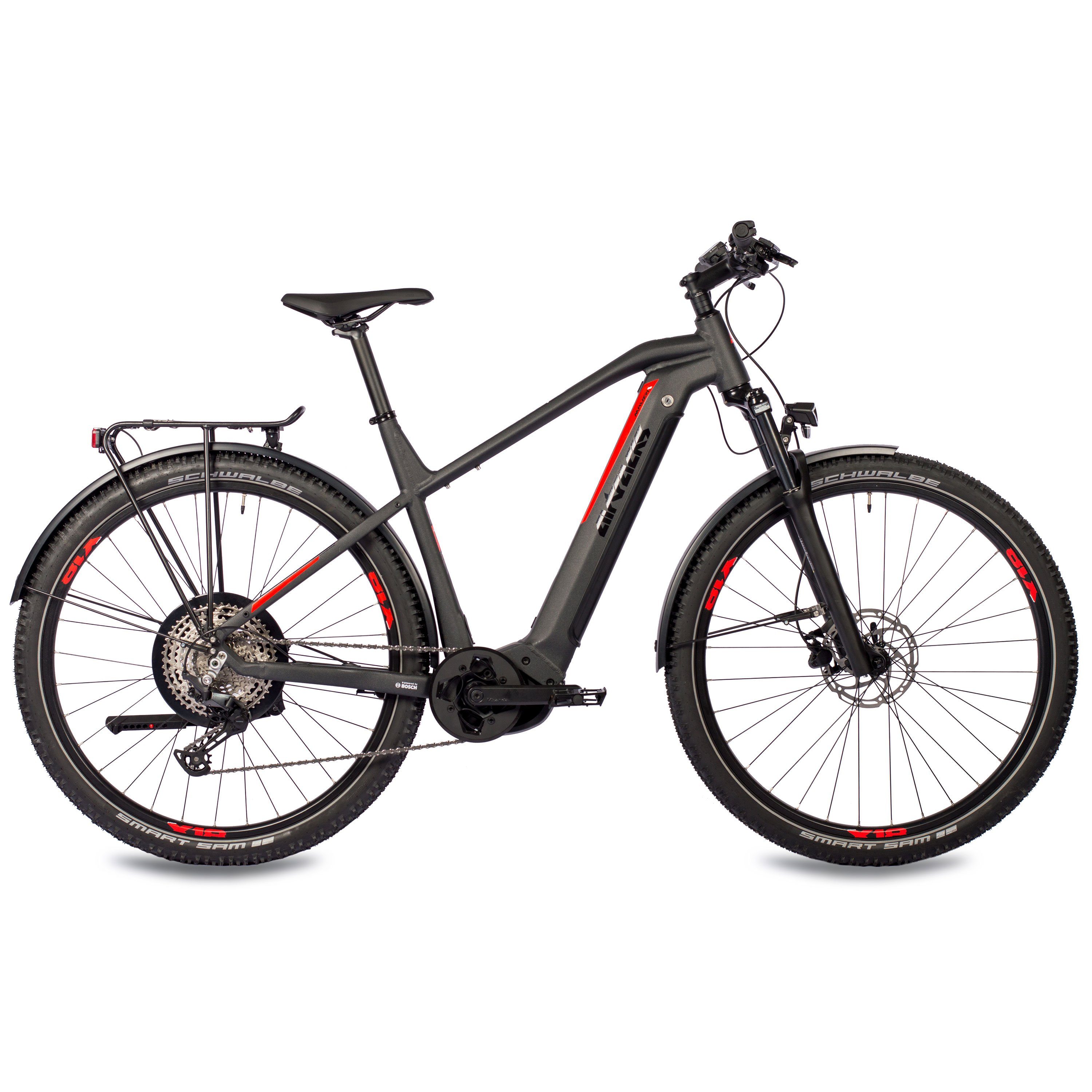 Airtracks E-Bike 29 Zoll E-Bike SUV MTB BOSCH Performance Line CX Gen 4 625Wh MAVERIX, 12 Gang, Kettenschaltung, Mittelmotor, 625 Wh Akku, SHIMANO DEORE RD-6100 - 47cm 52cm 56cm - Mod. 2024