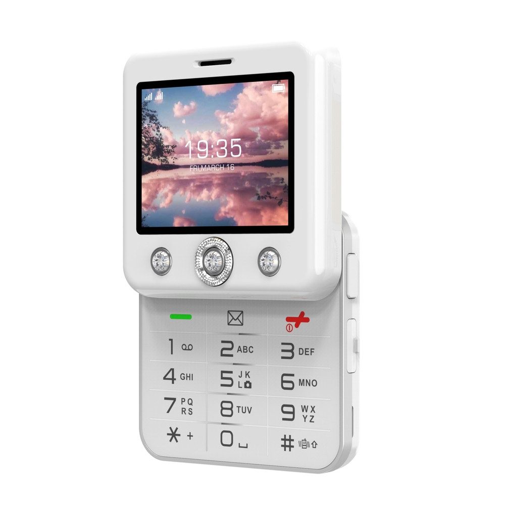 Onestyle Diamond Design-Mobiltelefon, Social-Media Funktionen, 4G, Dual-SIM Handy (Tik-Tok, Youtube, Facebook, Kamera)
