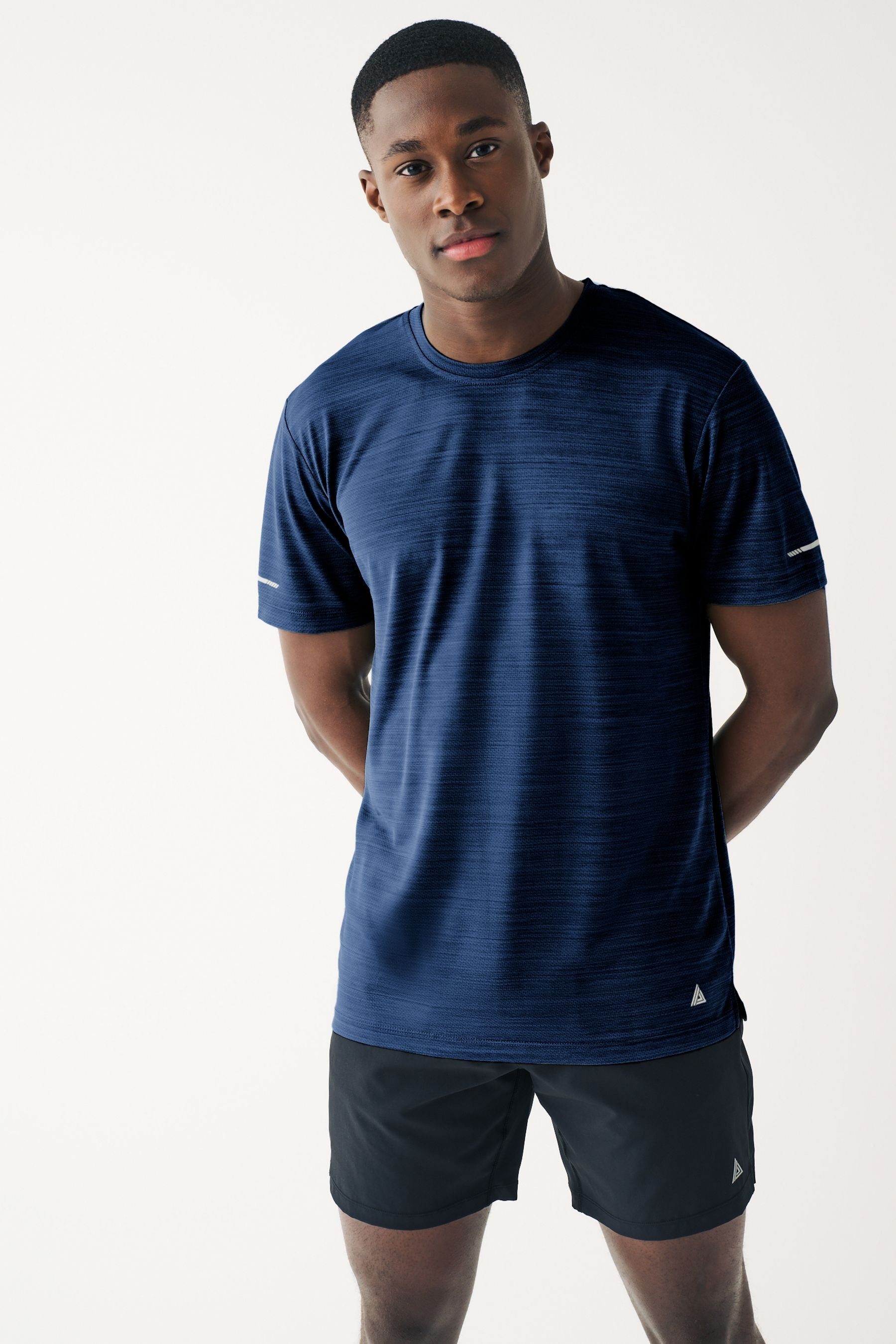 Sport-T-Shirt Bright Next Active Trainingsshirt (1-tlg) Blue Next