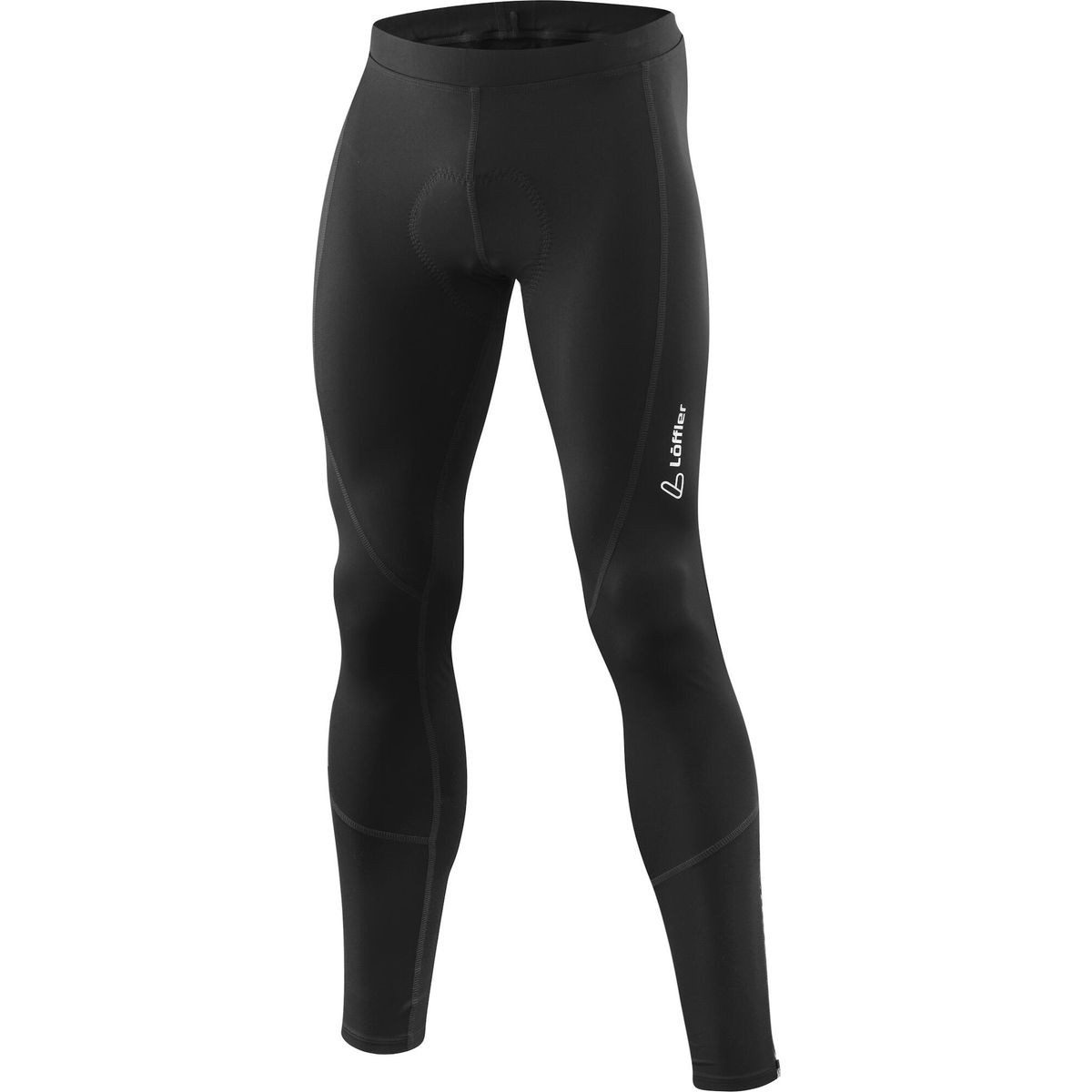 Löffler Fahrradhose Men Bike Long Tights Basic GEL Bequeme und funktionale Radhose für Herren mit schnelltrocknendem