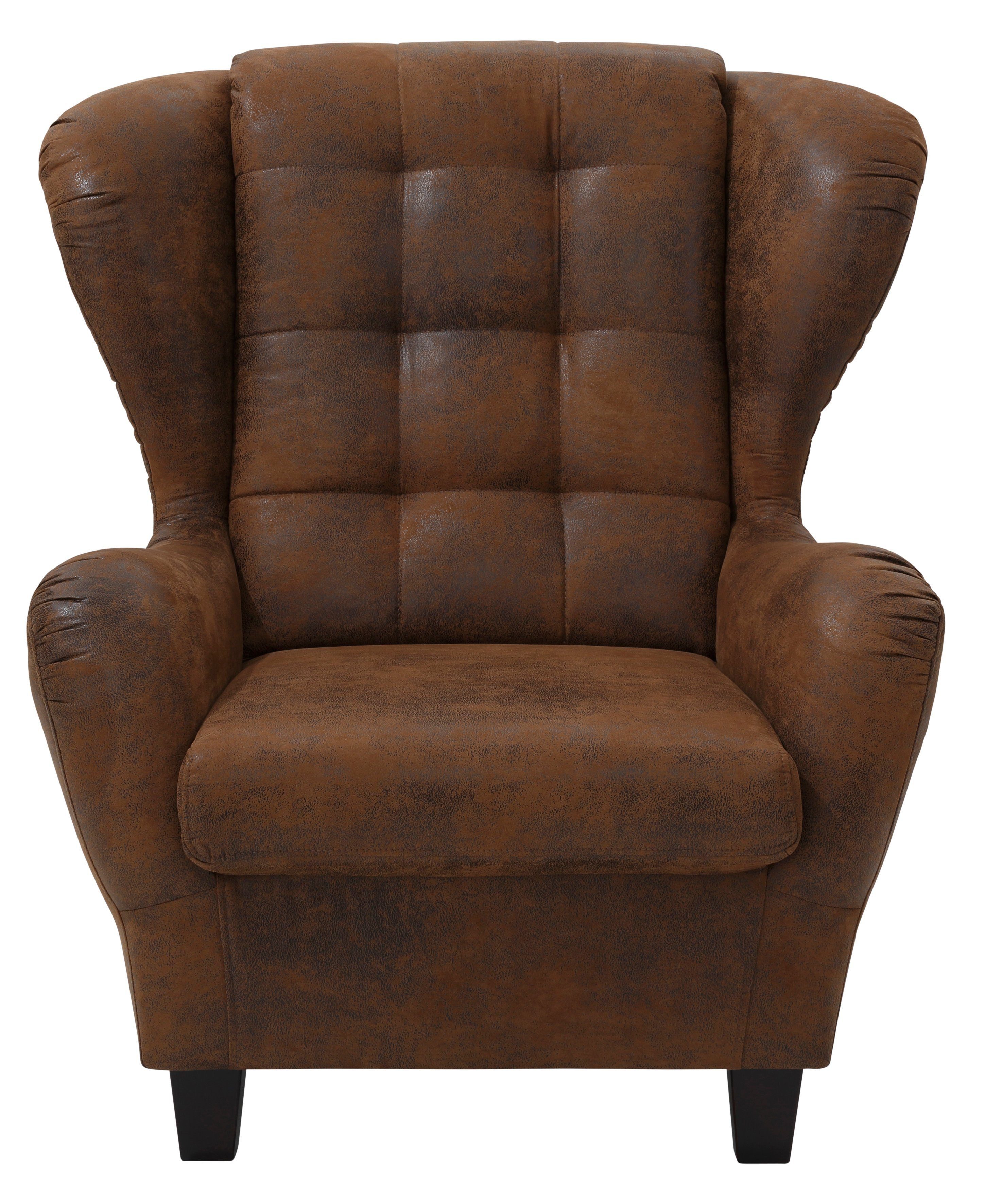 Home affaire Ohrensessel Alexander, incl. Hocker, mit Steppung, in vielen F günstig online kaufen