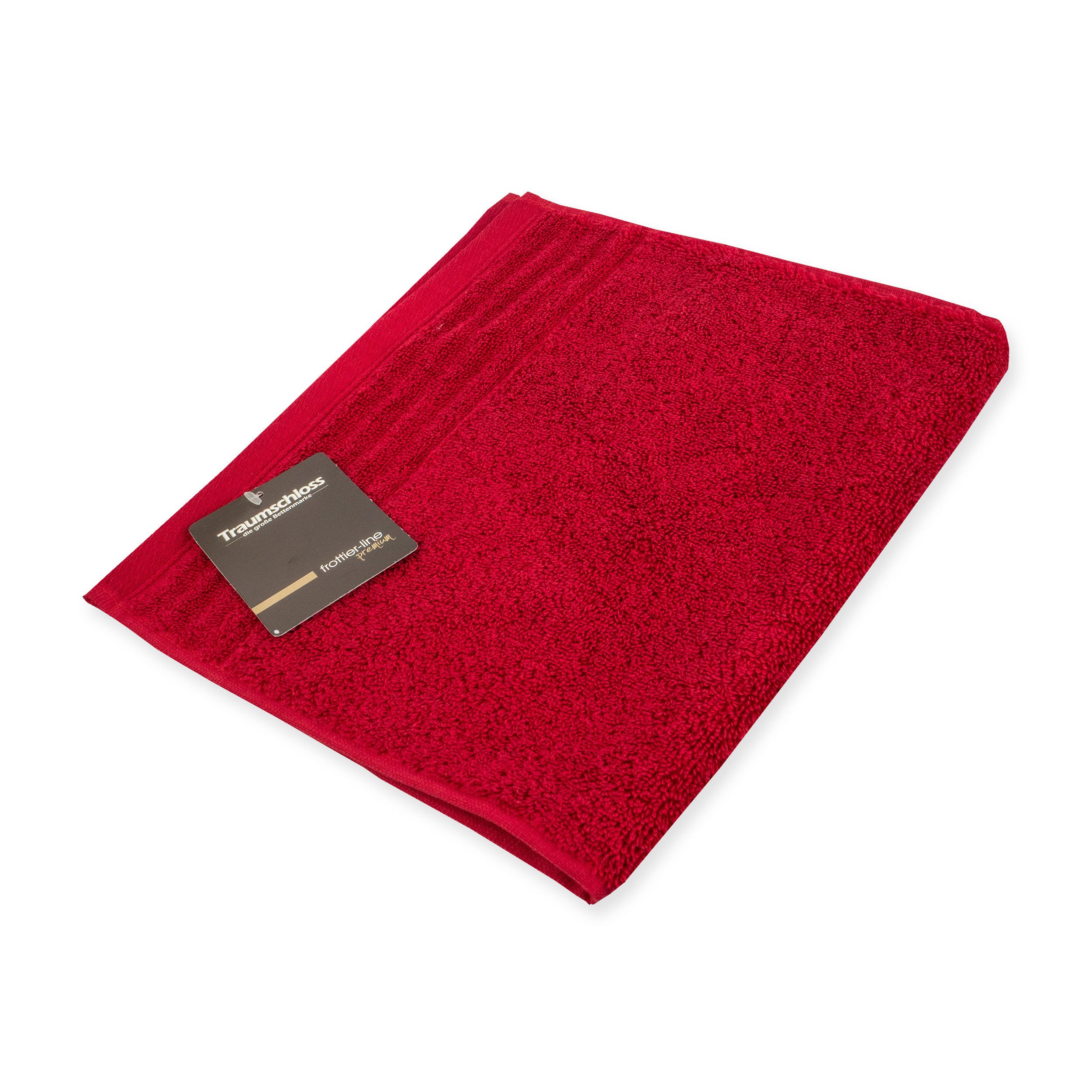 Traumschloss Gästehandtuch Premium-Line, Frottier (1-St), 100% ägäische Baumwolle mit 600g/m²