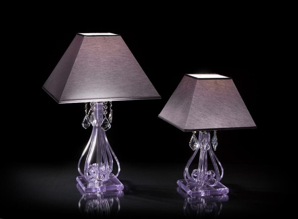 JVmoebel Schreibtischlampe Kristall Tischleuchte Elite Bohemia in elegantem Design, Warmweiß, Warmweiß, Made in Europa