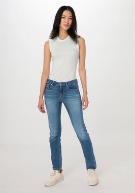 Hessnatur 5-Pocket-Jeans LEA Mid Rise Slim aus Bio-Denim (1-tlg)