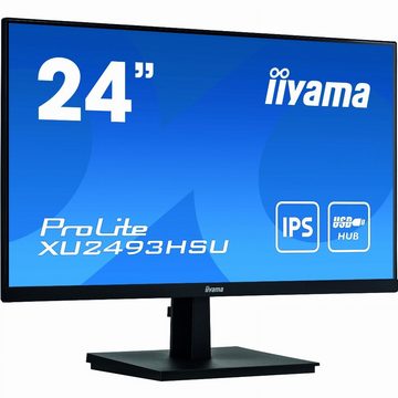 Iiyama 61cm/24" (1920 x 1080) Iiyama ProLite XU2493HSU-B1 4ms 16:9 USB-Hub USB- Gaming-Monitor