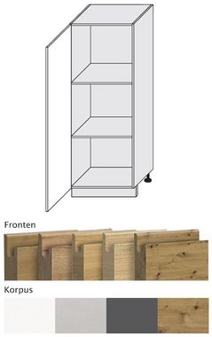 Feldmann-Wohnen Vorratsschrank Arezzo (1-St) 60cm Front- und Korpusfarbe wählbar grifflos 1-türig