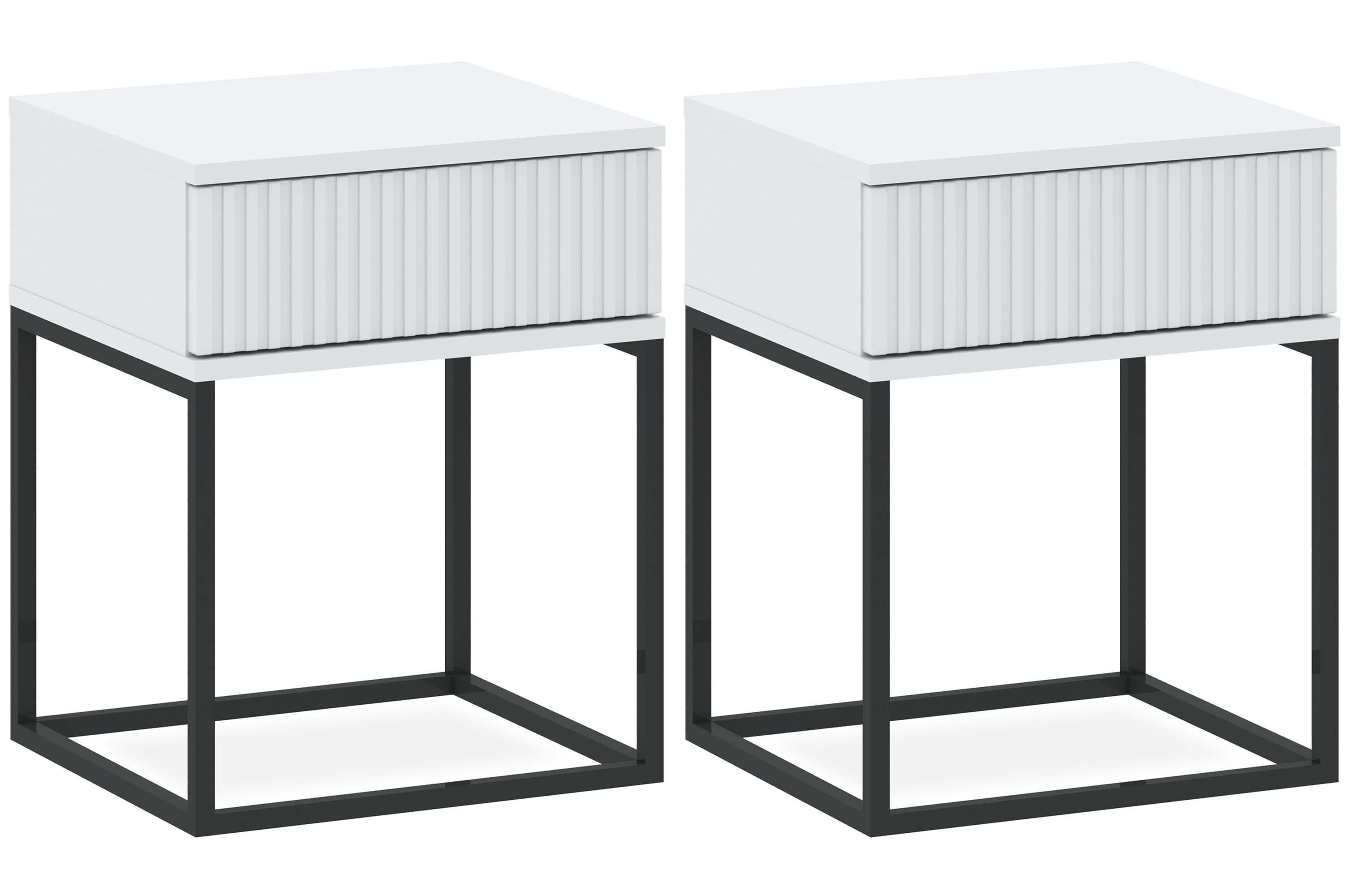 KONSIMO® Nachttisch RECTUS Nachtschrank, Modern, hergestellt in der EU (2-S günstig online kaufen