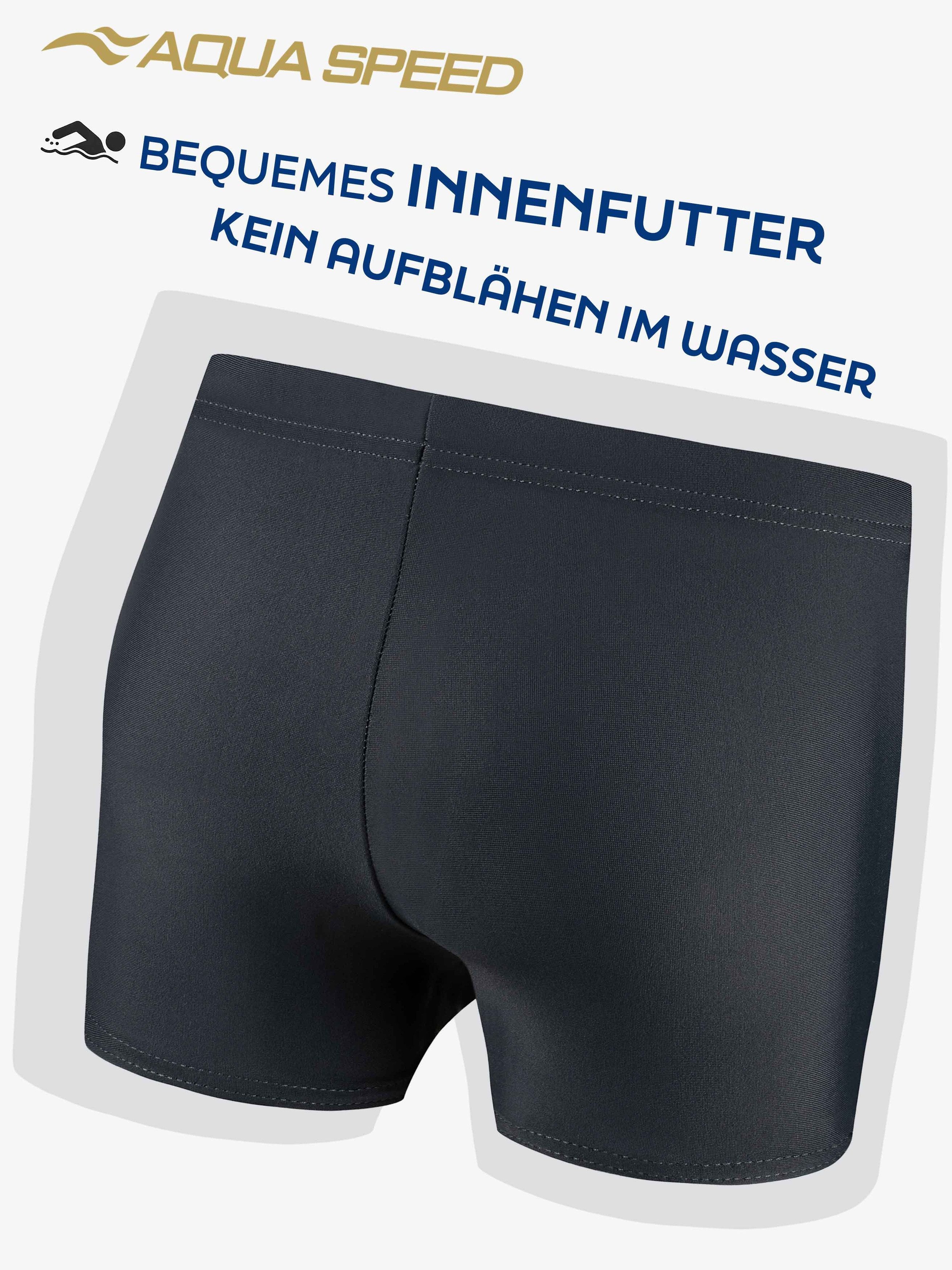 Aqua Speed Badehose Strapazierfähige Badeshorts 140 cm Elastisch & atmungsaktiv (Enganliegend & flexibel – optimale Passform für Training & Freizeit) Perfekt fü – Bild 2 von 5