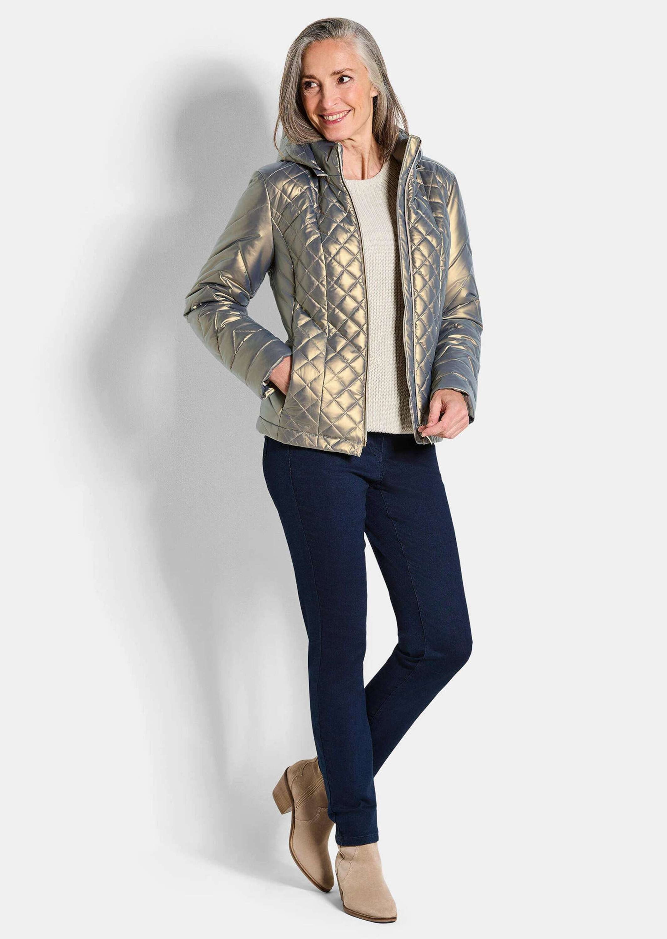 GOLDNER Steppjacke Steppjacke im Metallic-Look günstig online kaufen