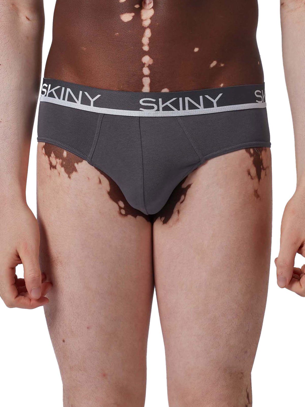 Skiny Slip Herren Brasil Slip 3er Pack Cotton Multipack (Packung, 3-St) biologisch abbaubar