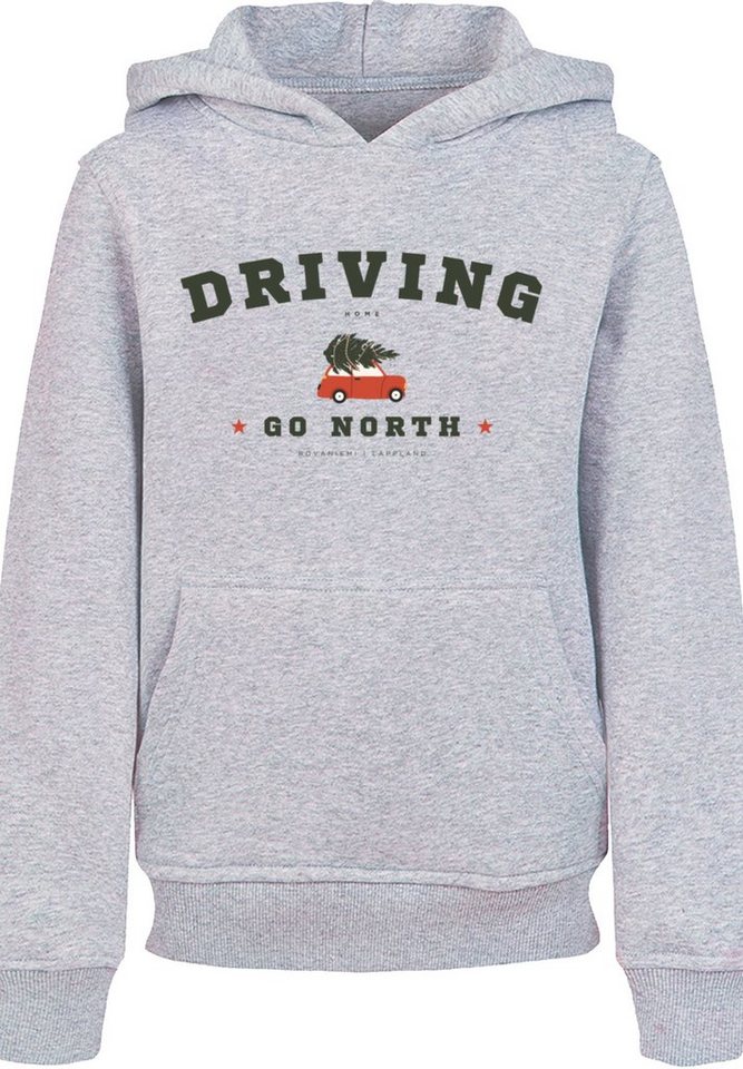 F4NT4STIC Hoodie Driving Home Weihnachten Weihnachten, Geschenk, Logo,  Klassische Rippbündchen an Ärmeln und Saum