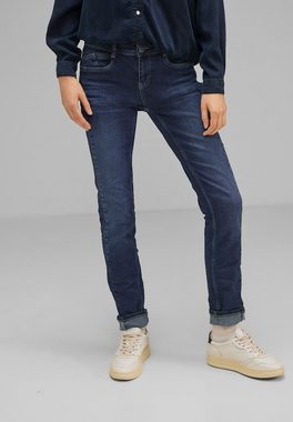 STREET ONE Bequeme Jeans STREET ONE / Da.Jeans / Style QR Jane,mw,thermo,blue