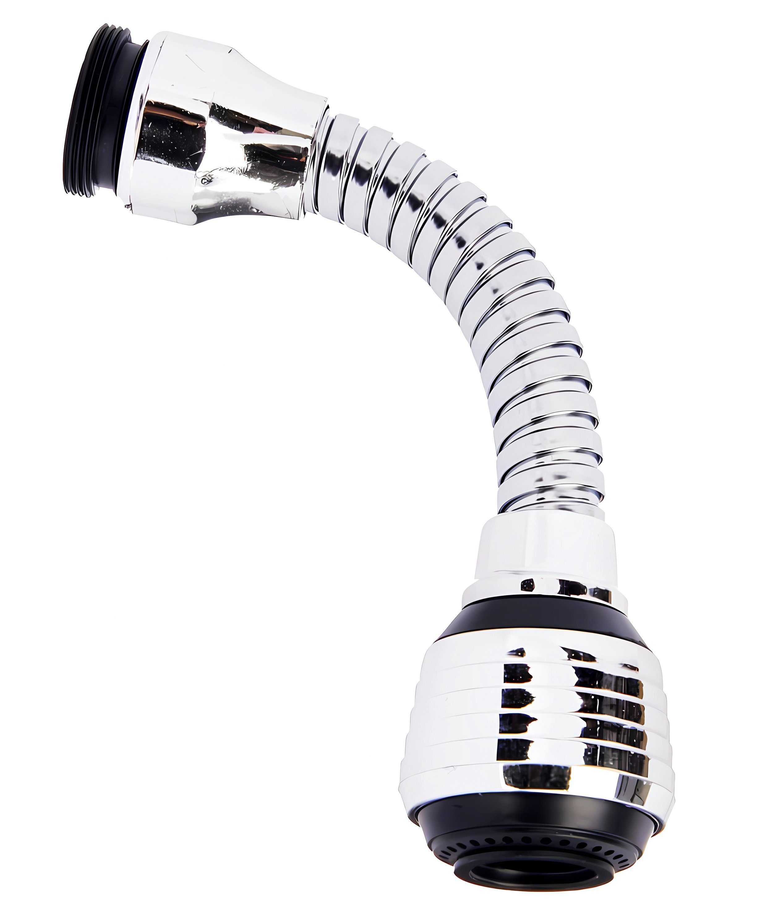 KINVARA Strahlregler BRAUSEKOPF 15cm mit 3 Funktionen Strahlregler Mischdüse 15, Schwenkbrause Wasserhahnaufsatz Wasserhahn-Aufsatz Küche Wassersparer