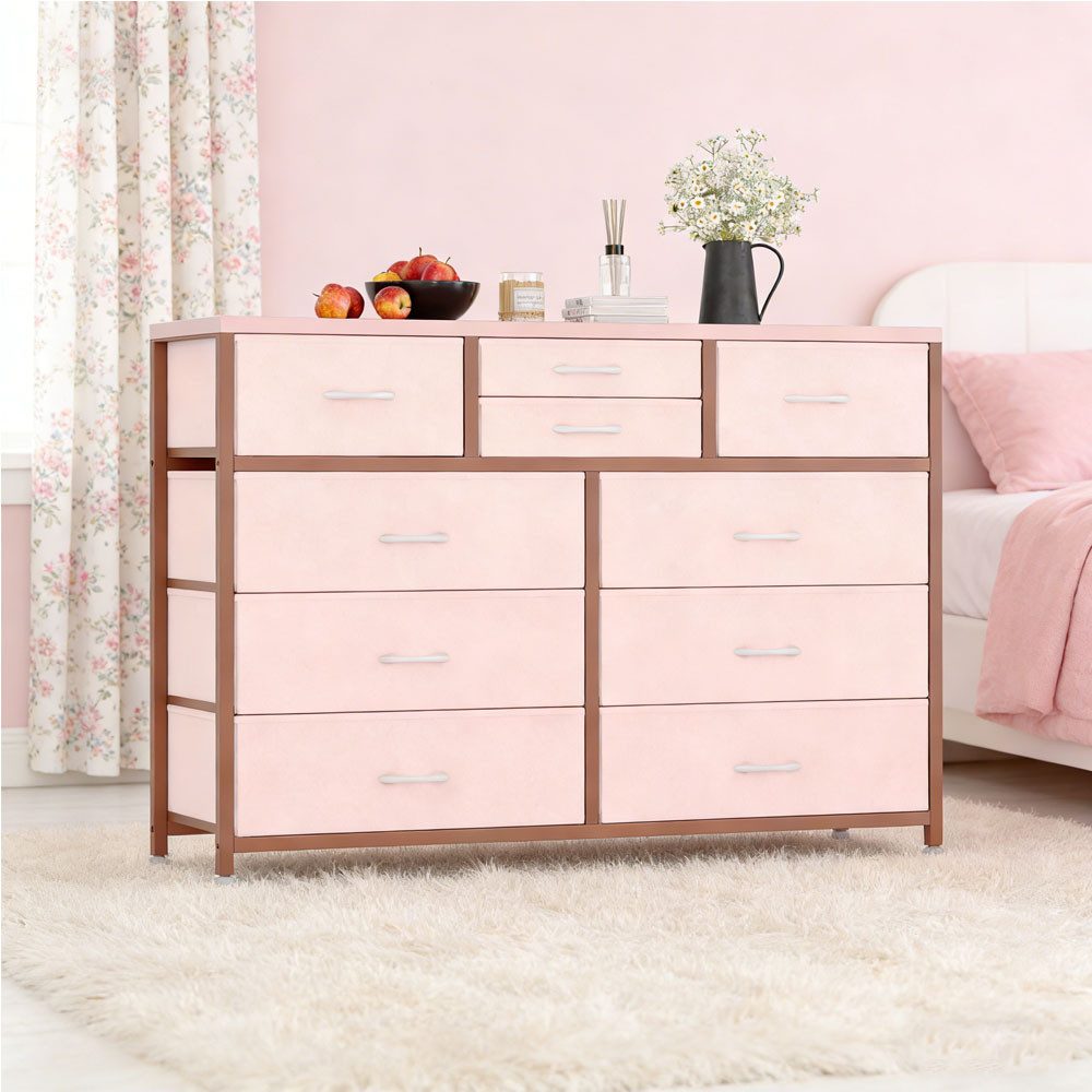 GarveeMore Kommode Große Aufbewahrungskomode für Schlafzimmer Wohnzimmer