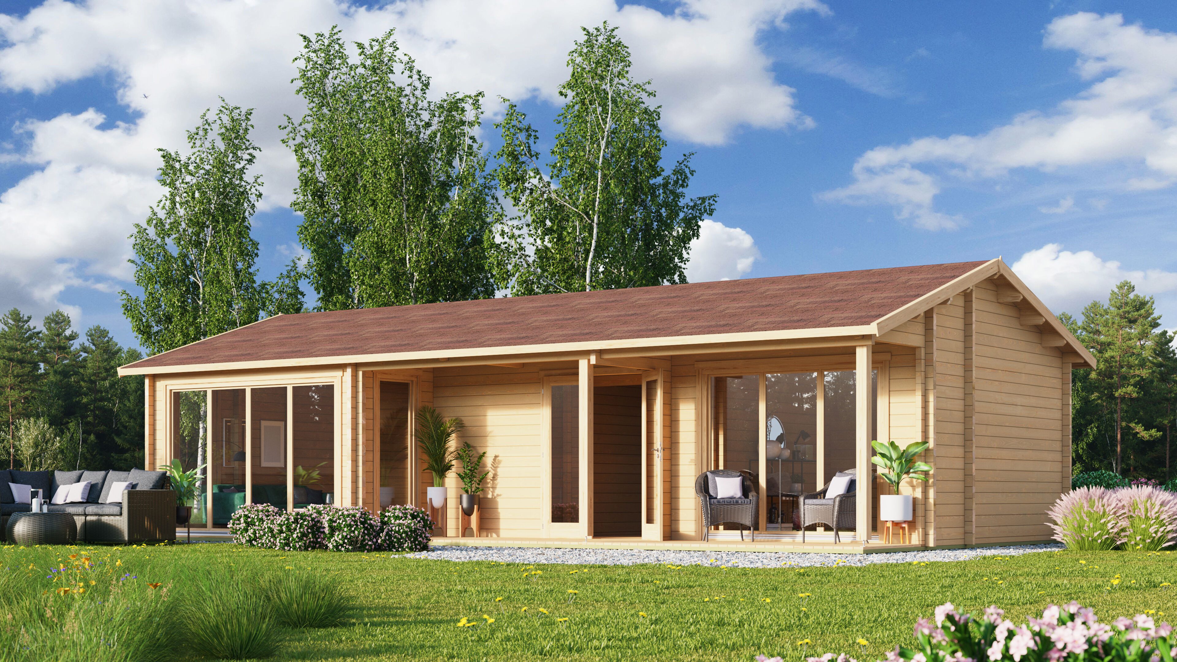 Fjordholz Gartenhaus Casablanca 70 günstig online kaufen
