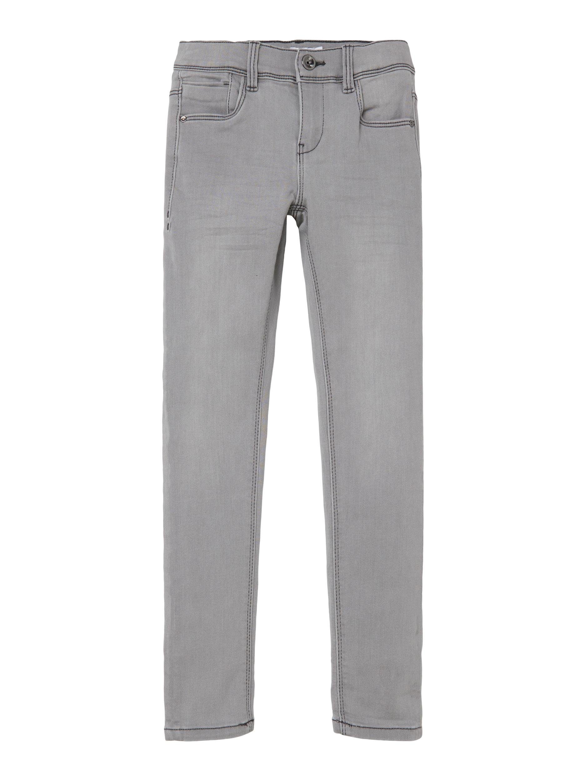DNMTASIS NKFPOLLY It denim PANT medium Skinny-fit-Jeans grey Name