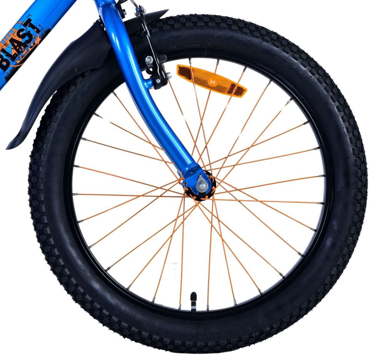Volare Kinderfahrrad 20 Zoll Kinder Jungen Fahrrad Kinderfahrrad Rad Bike NERF Blau 22078, 1 Gang, Rücktrittbremse, Seitenständer