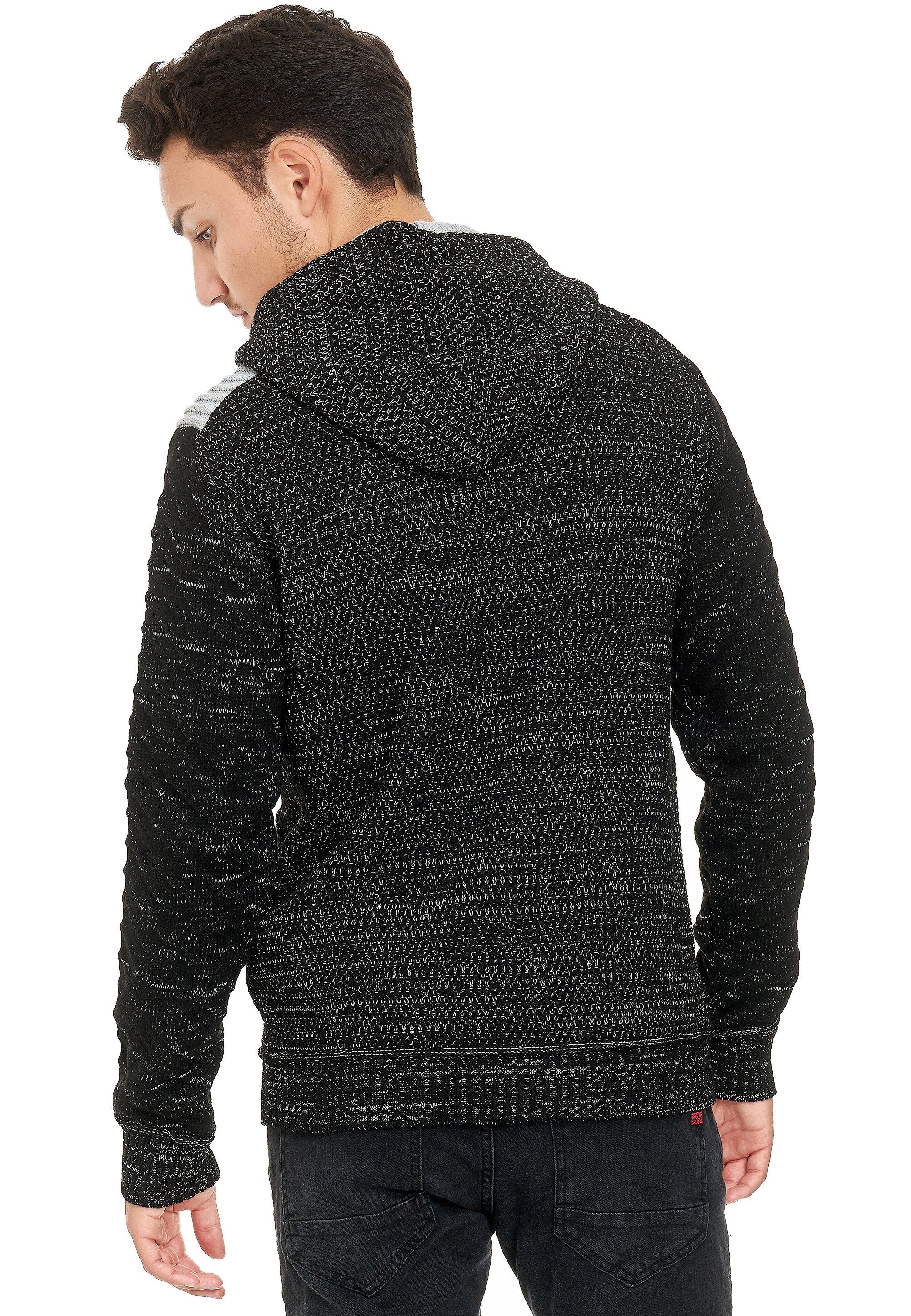 Rusty Neal Strickjacke in cooler Grobstrickoptik
