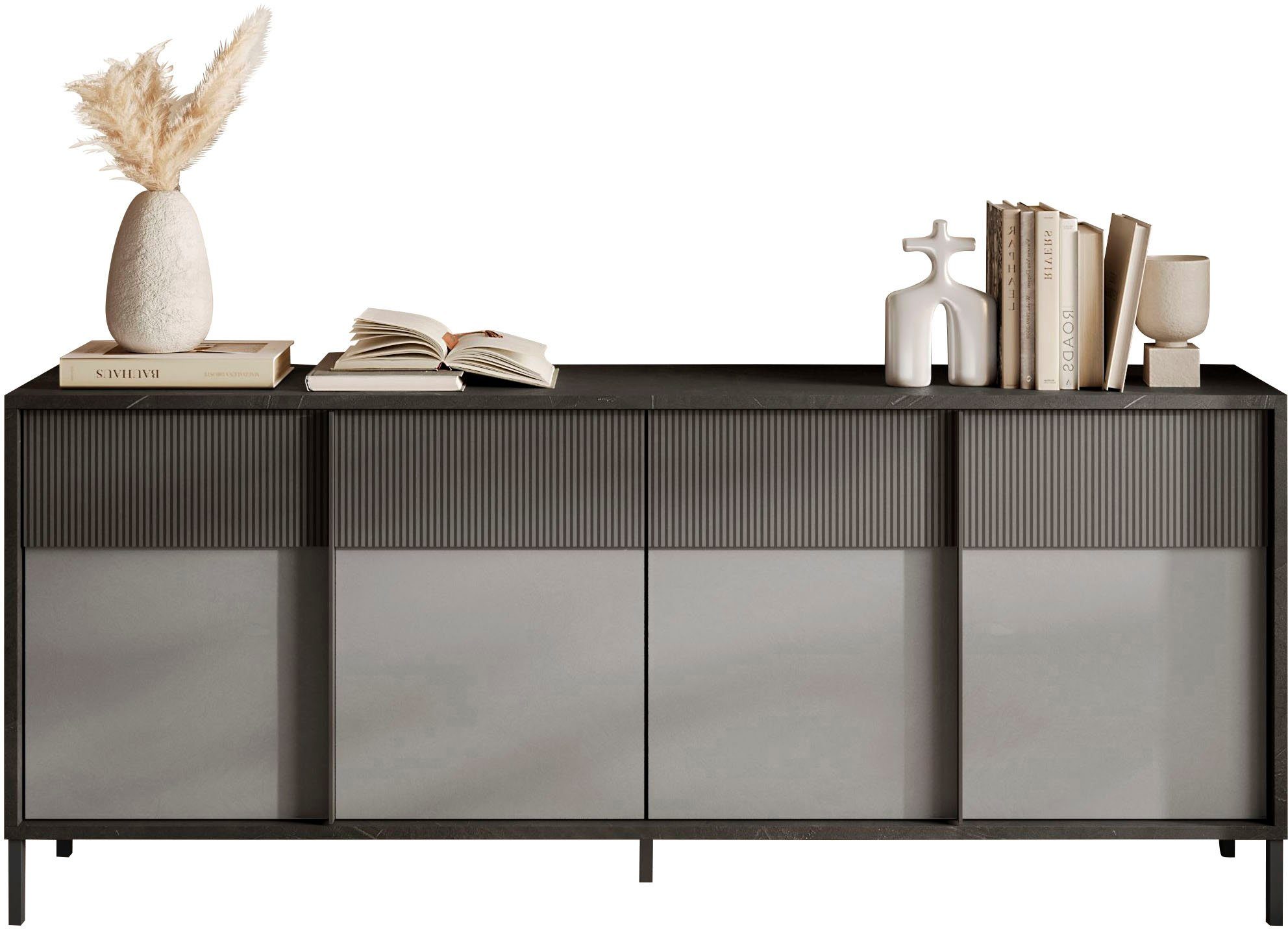 INOSIGN Sideboard "Everest Breite 206 cm, Kommode mit 4 Türen", Anrichte, S günstig online kaufen