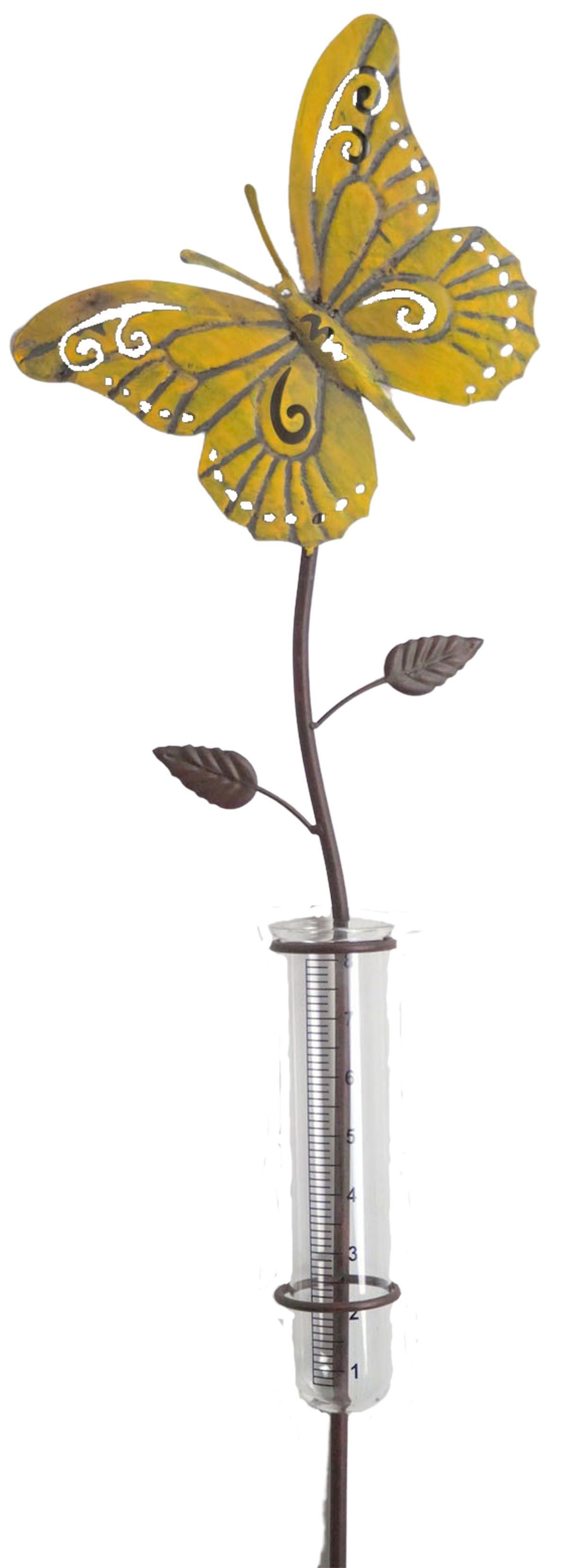 Regenmesser Praktischer, dekorativer Gartenregenmesser Butterfly