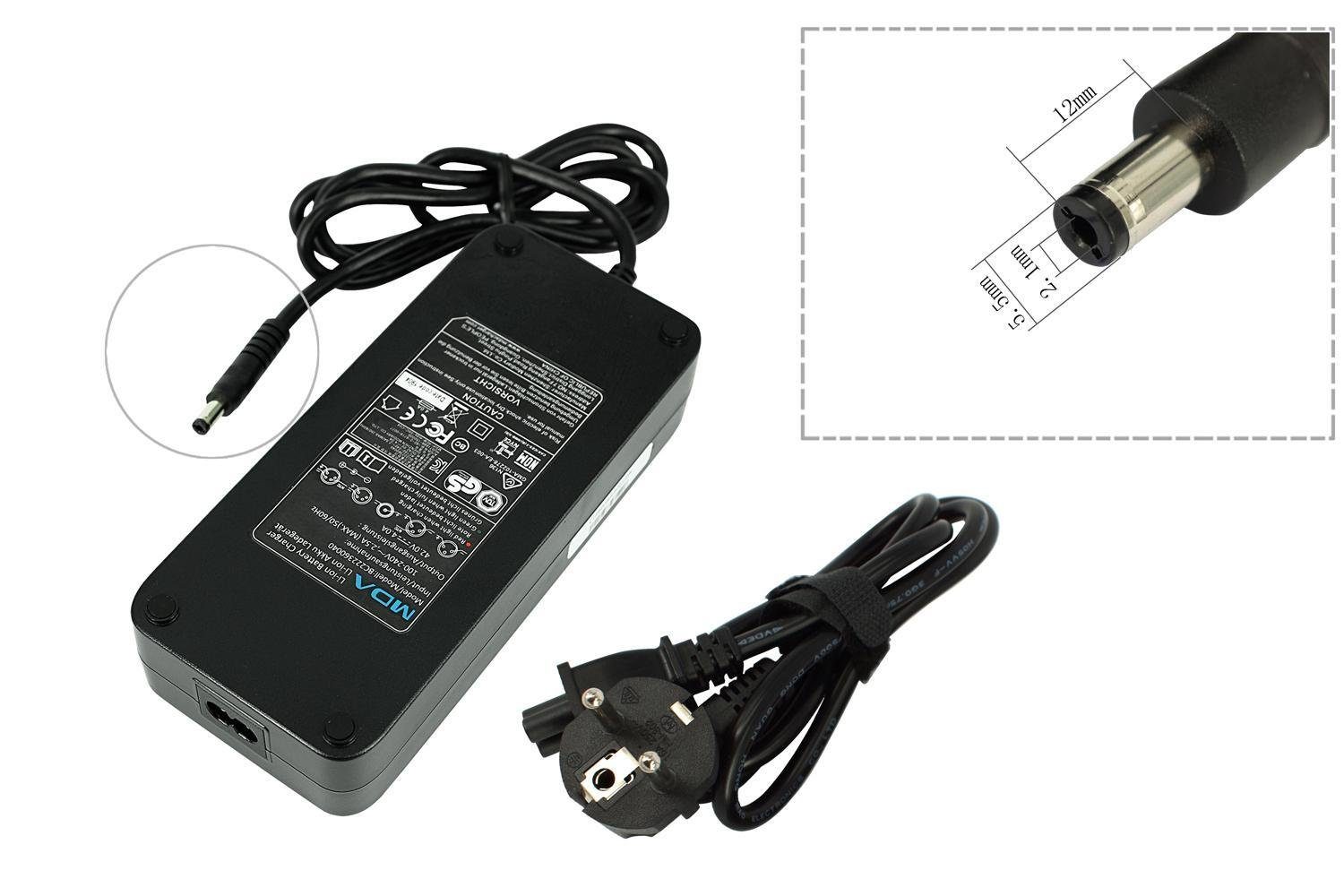 PowerSmart CM160L1004E.001 Batterie-Ladegerät (4,0A Netzteil für 36V Akku passend für E-Bike Porta Power, Telefunken)