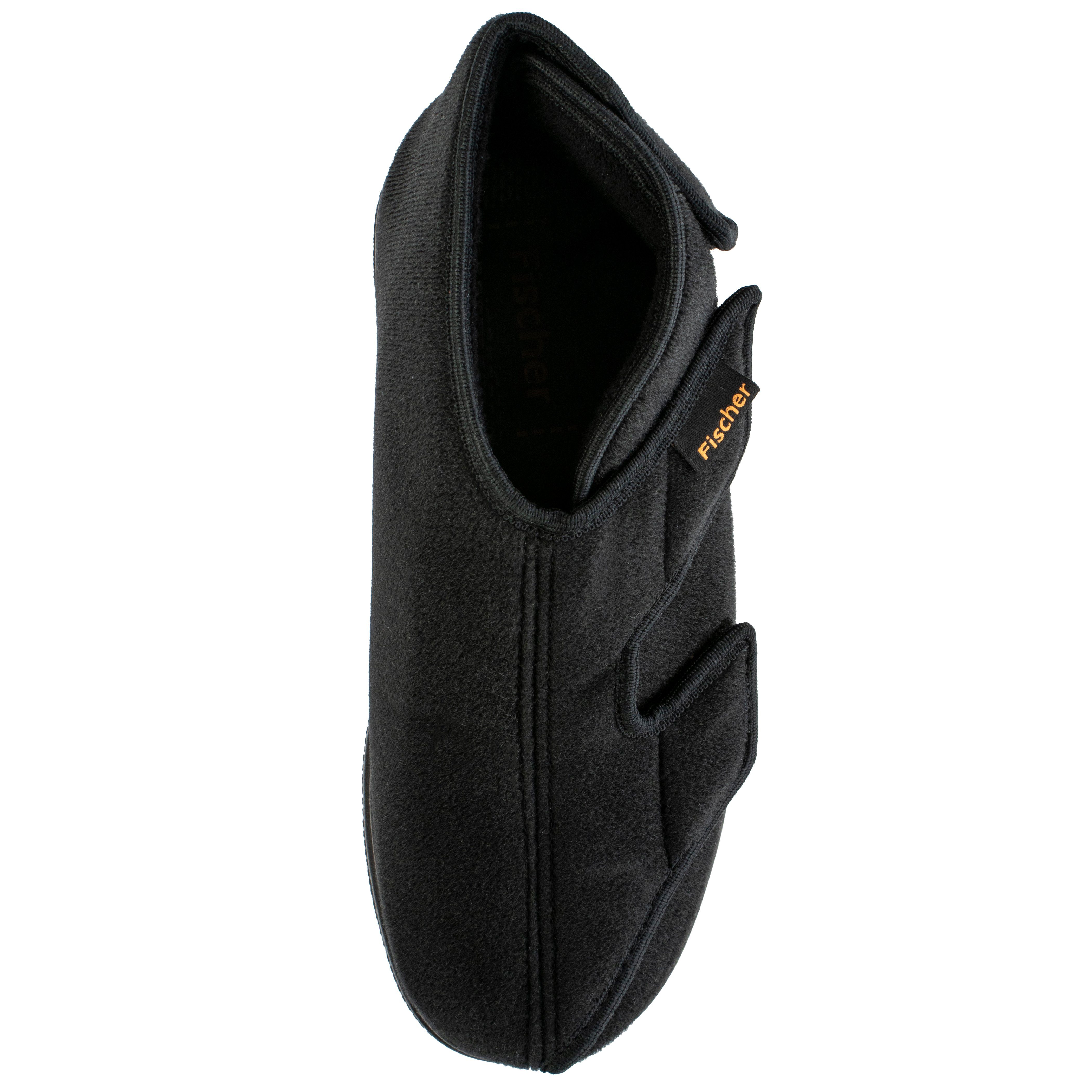 Fischer-Markenschuh Ortho Hausschuh 3 Klettverschlüsse, Weite K, Frotteefutter