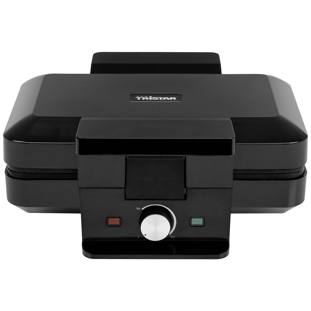 Tristar Waffeleisen Tristar WF-1165 Waffeleisen stufenloser Temperaturregler Schwarz, 1000.00 W