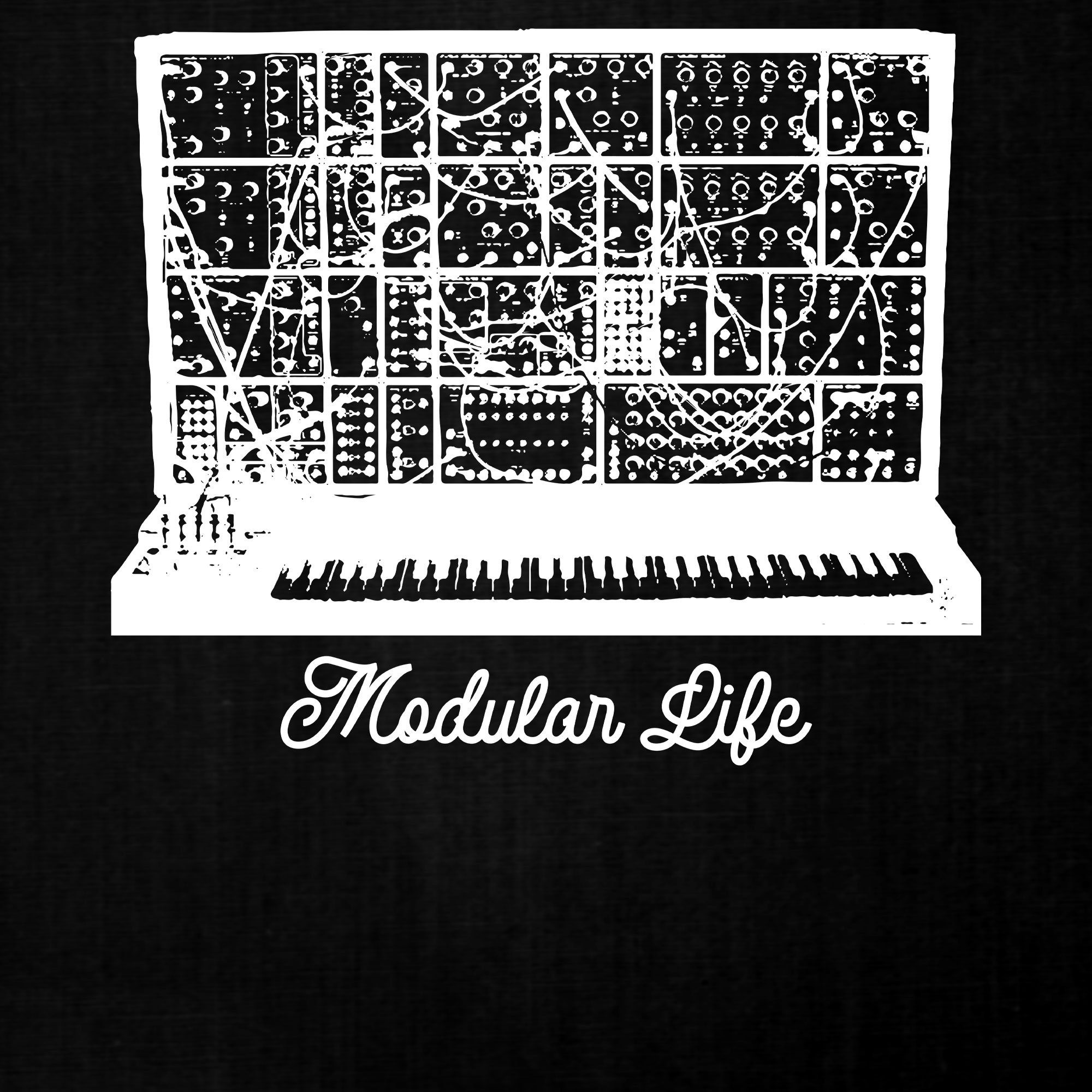 Quattro Formatee T-Shirt Kurzarmshirt Life Elektronische Synthesizer - Musiker Damen Vintage (1-tlg) Modular